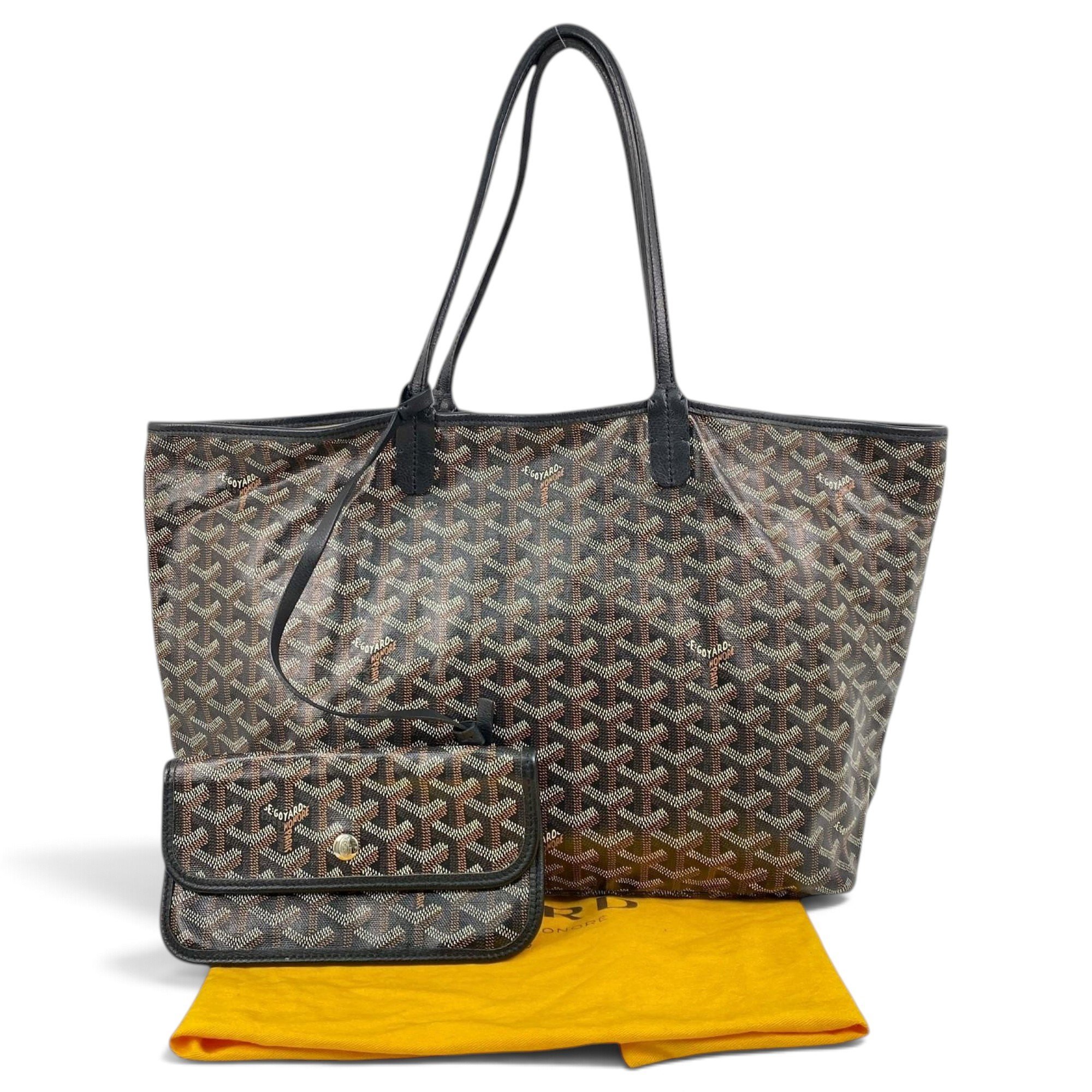 Goyard Saint-Louis patent leather handbag