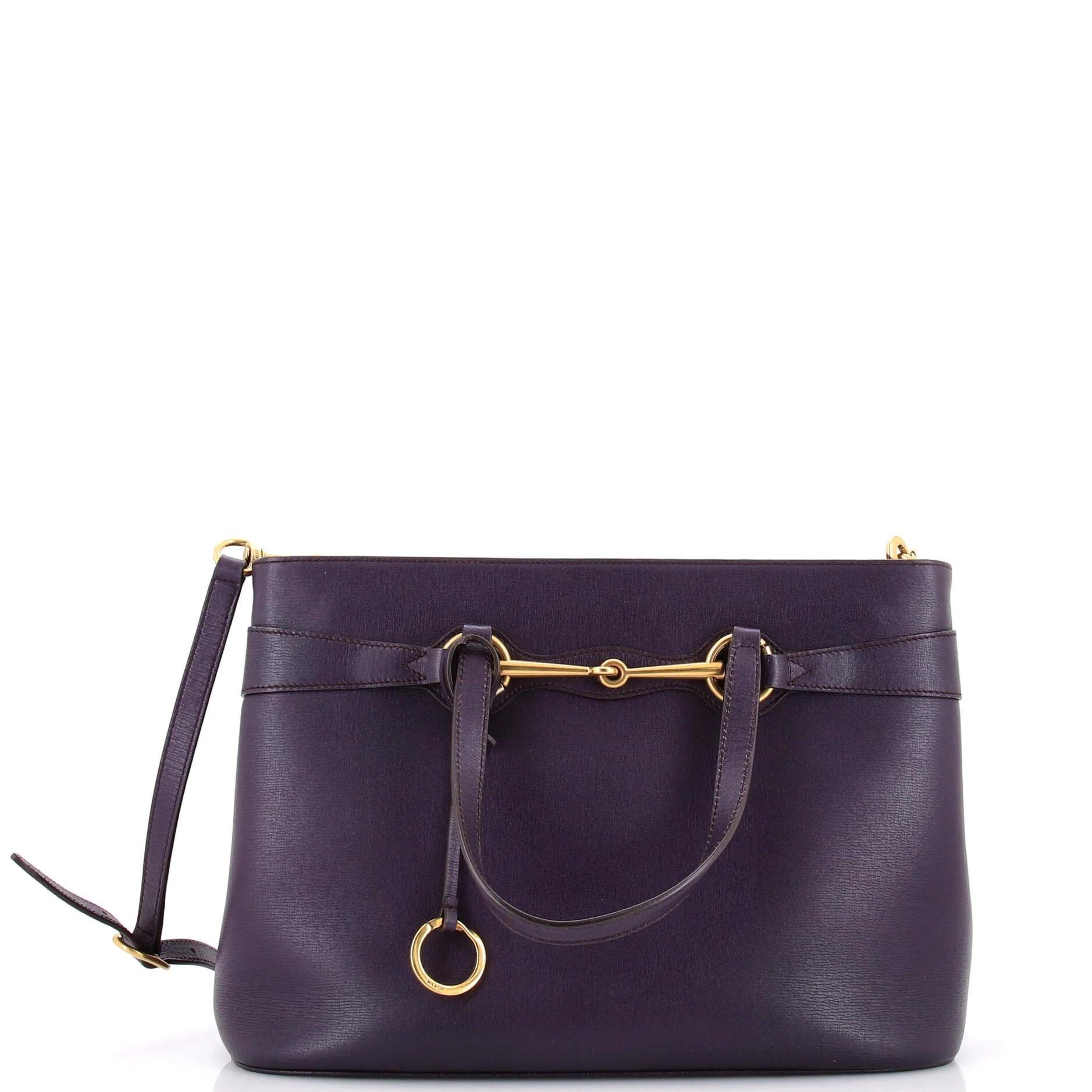 Leather tote