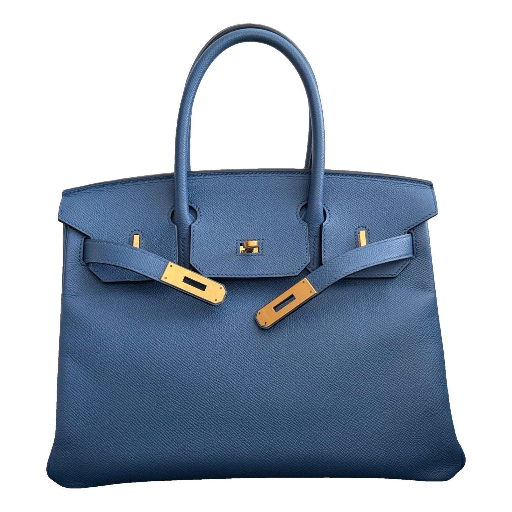 Birkin 30 leather handbag