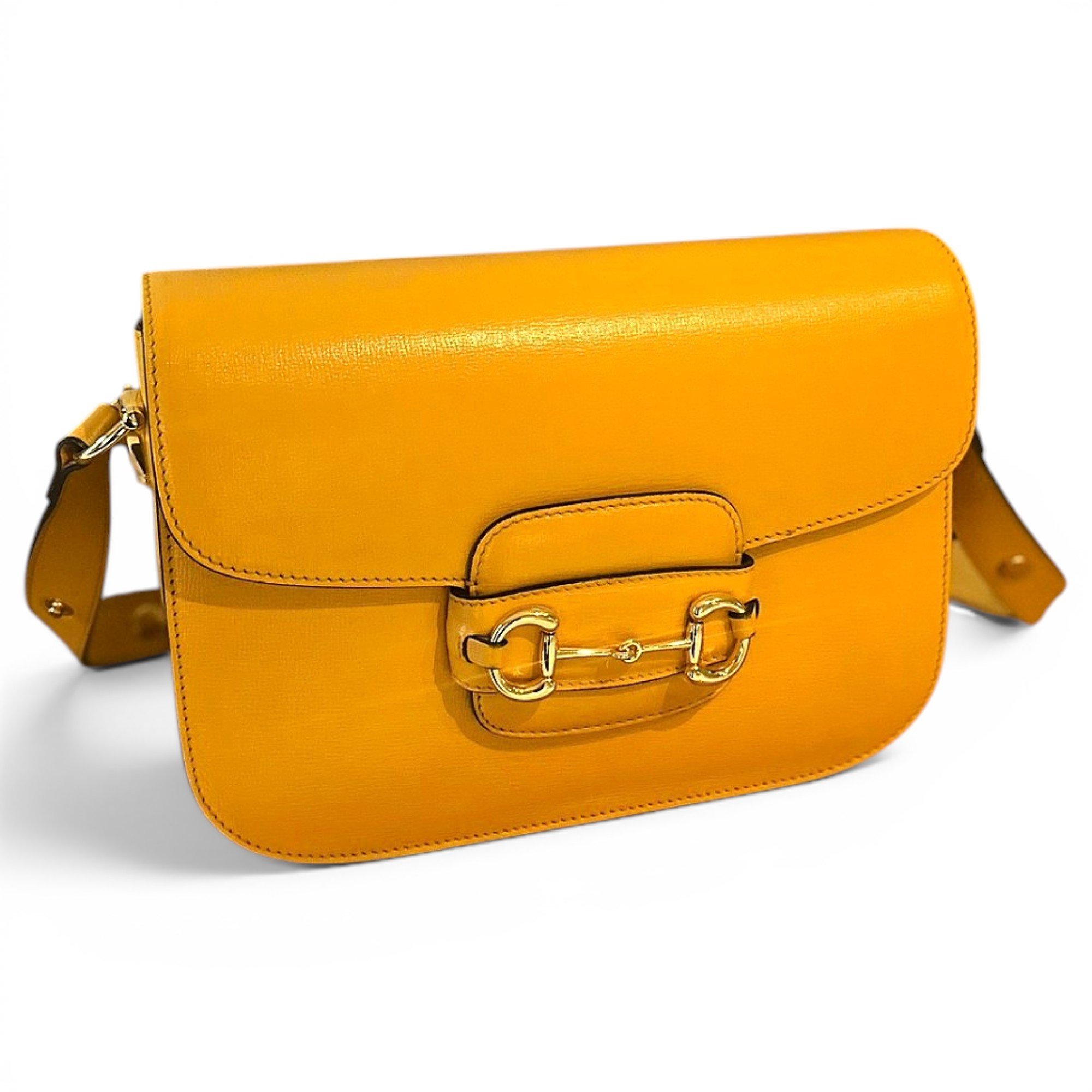 Horsebit 1955 Flap leather handbag