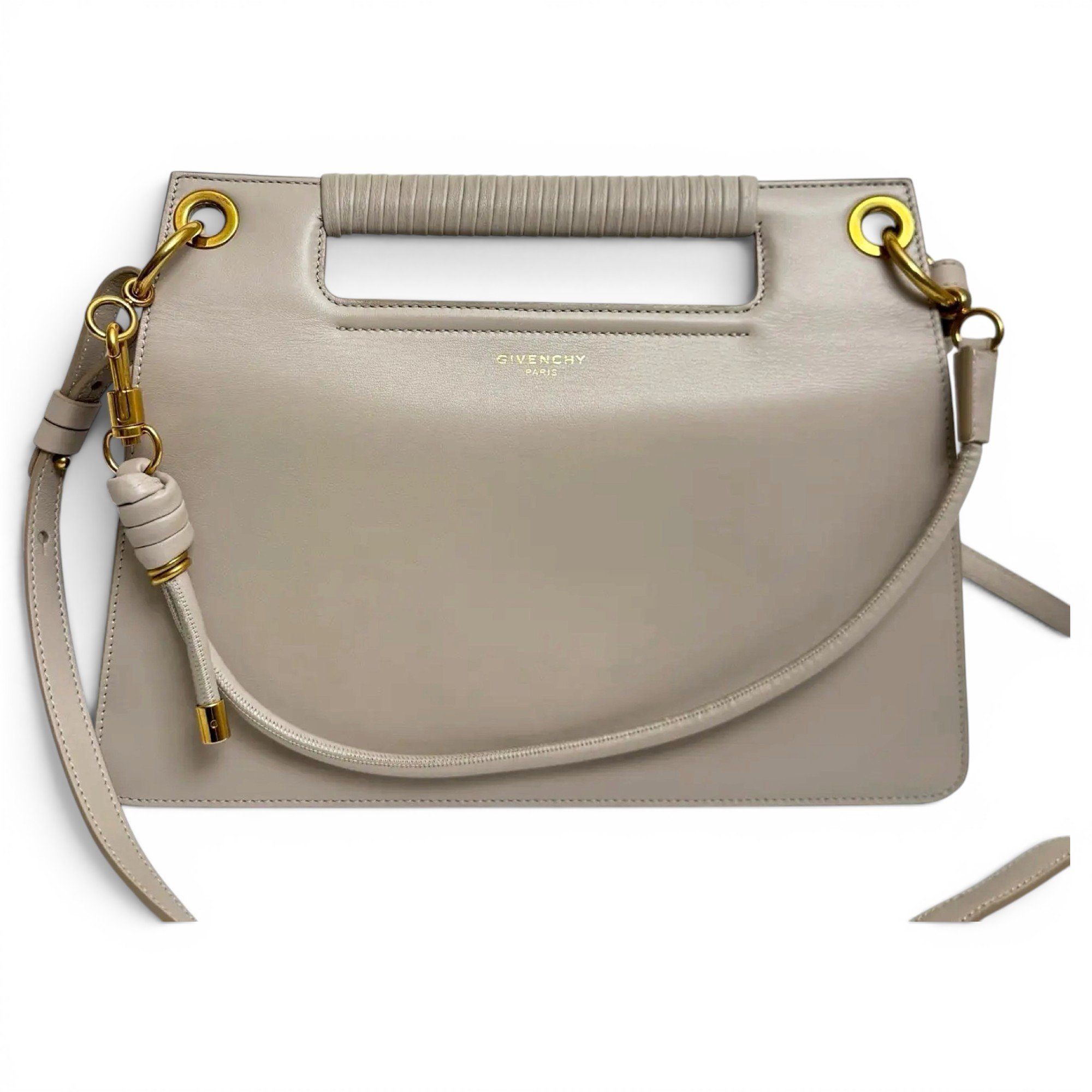 Whip leather handbag