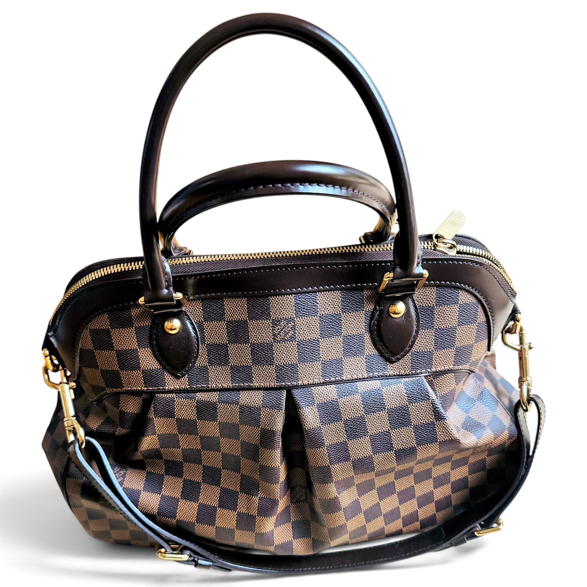 Patent leather handbag
