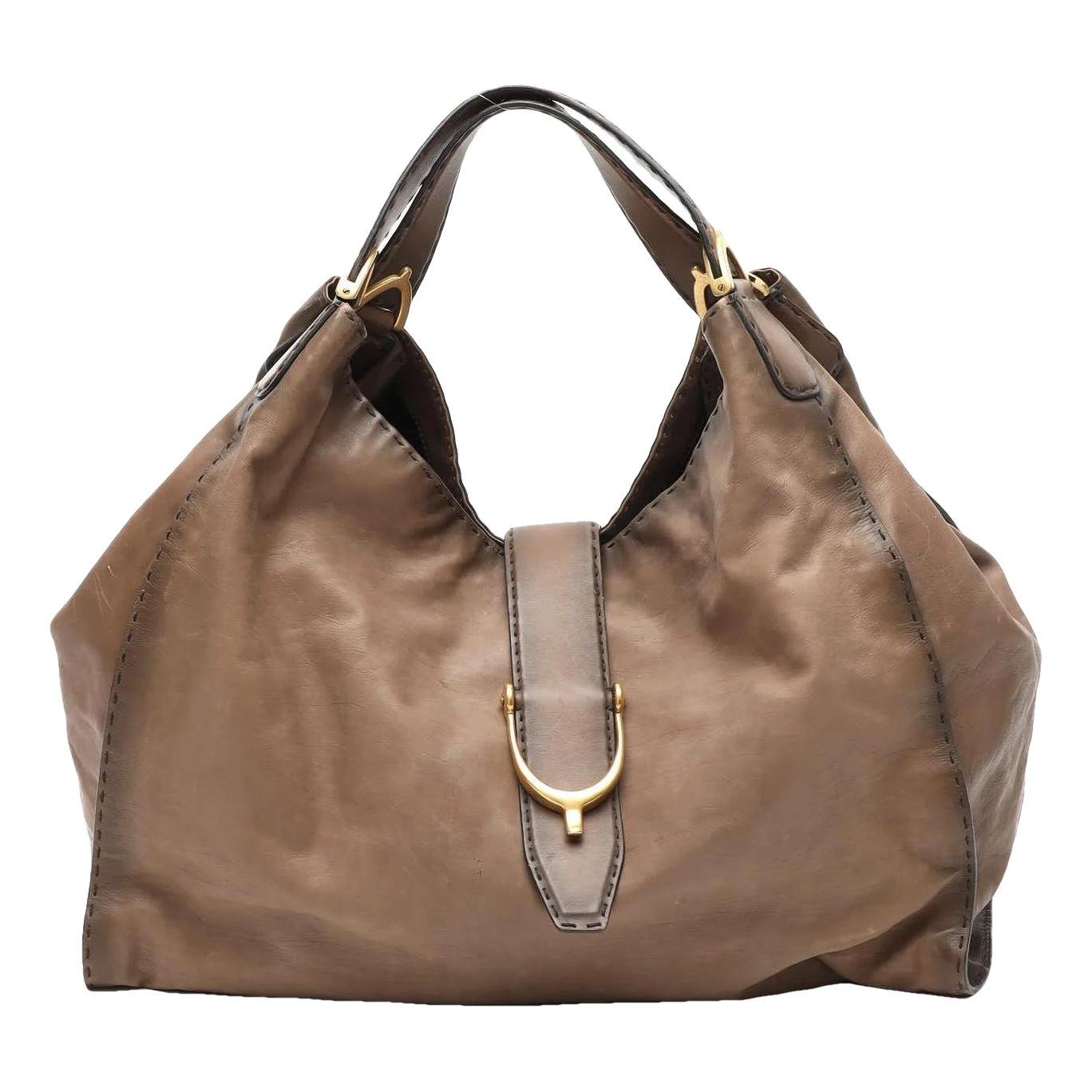 Stirrup leather handbag