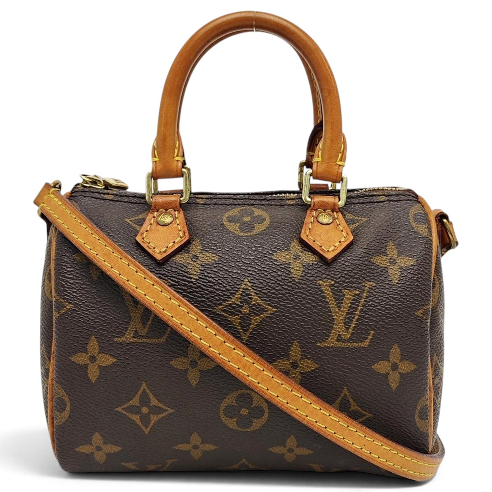 Nano Speedy / Mini HL leather handbag