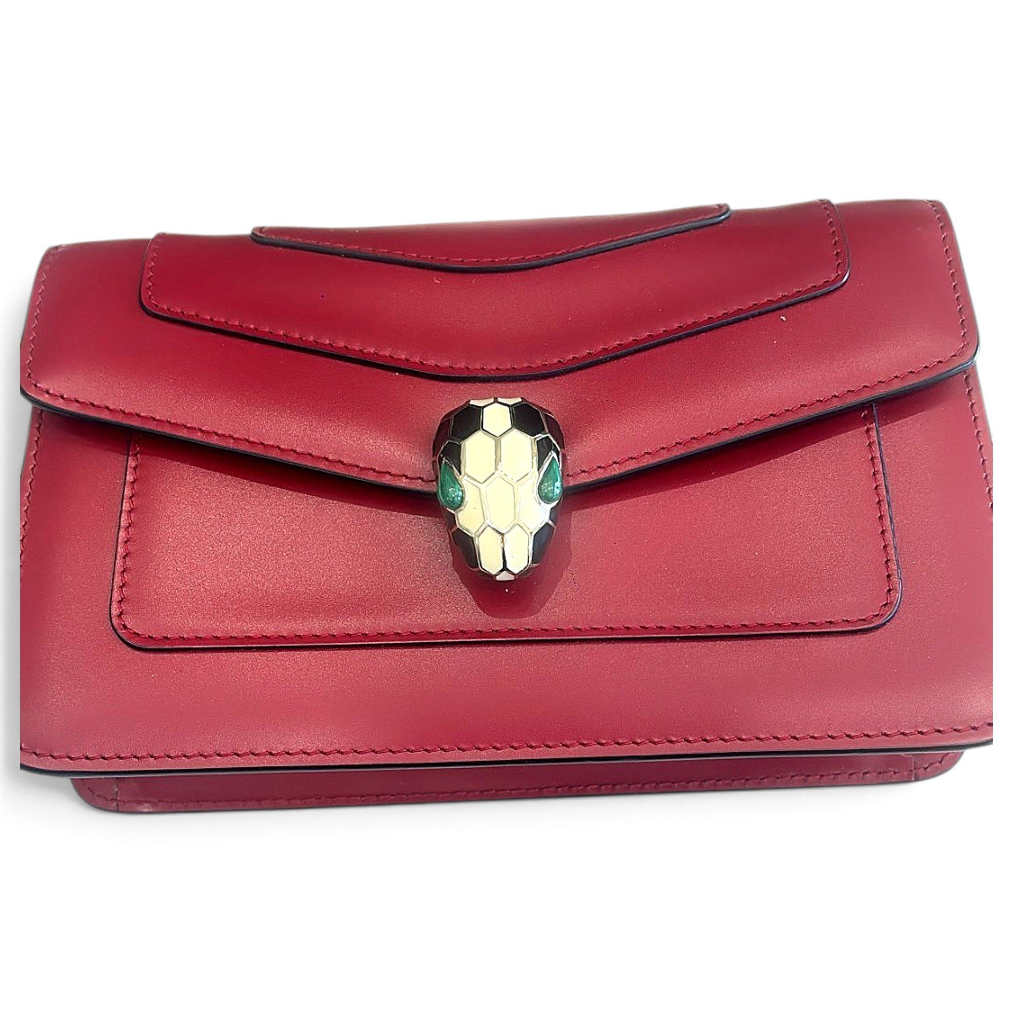 Serpenti leather crossbody bag
