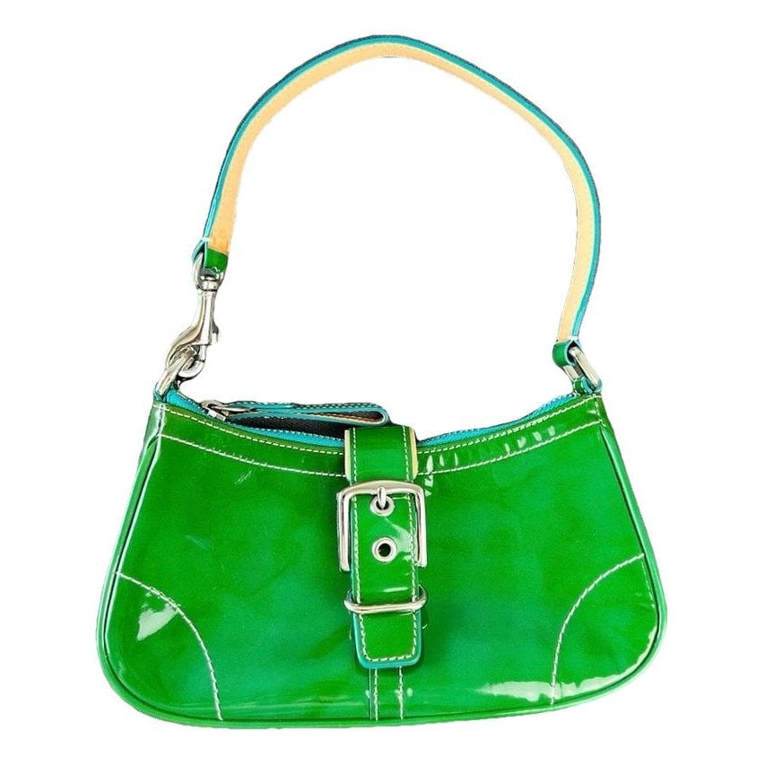 Signature Sufflette patent leather handbag
