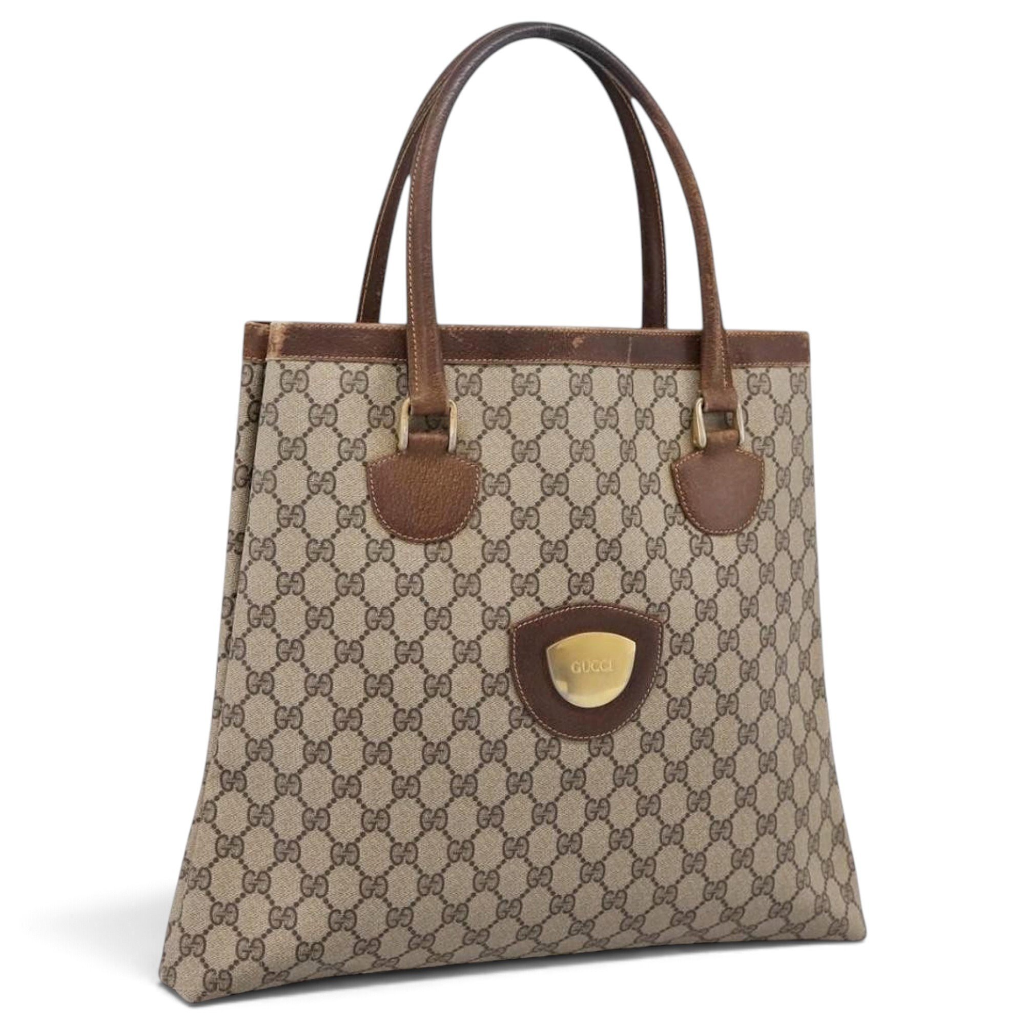 Leather tote