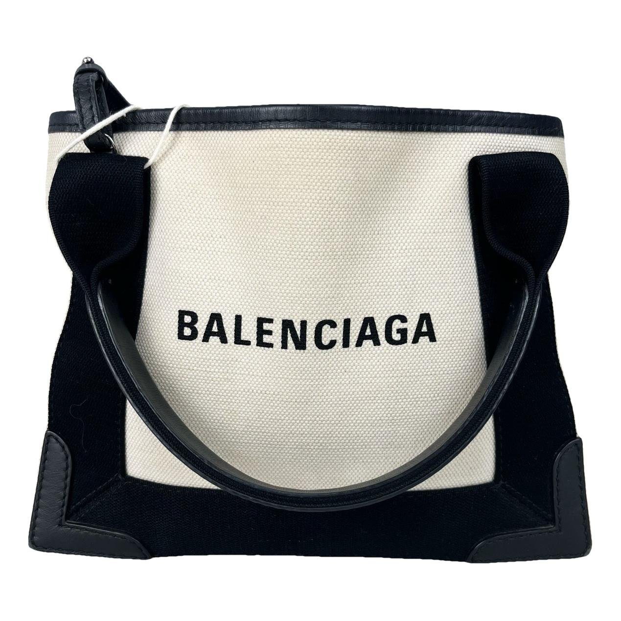 Navy cabas cloth tote
