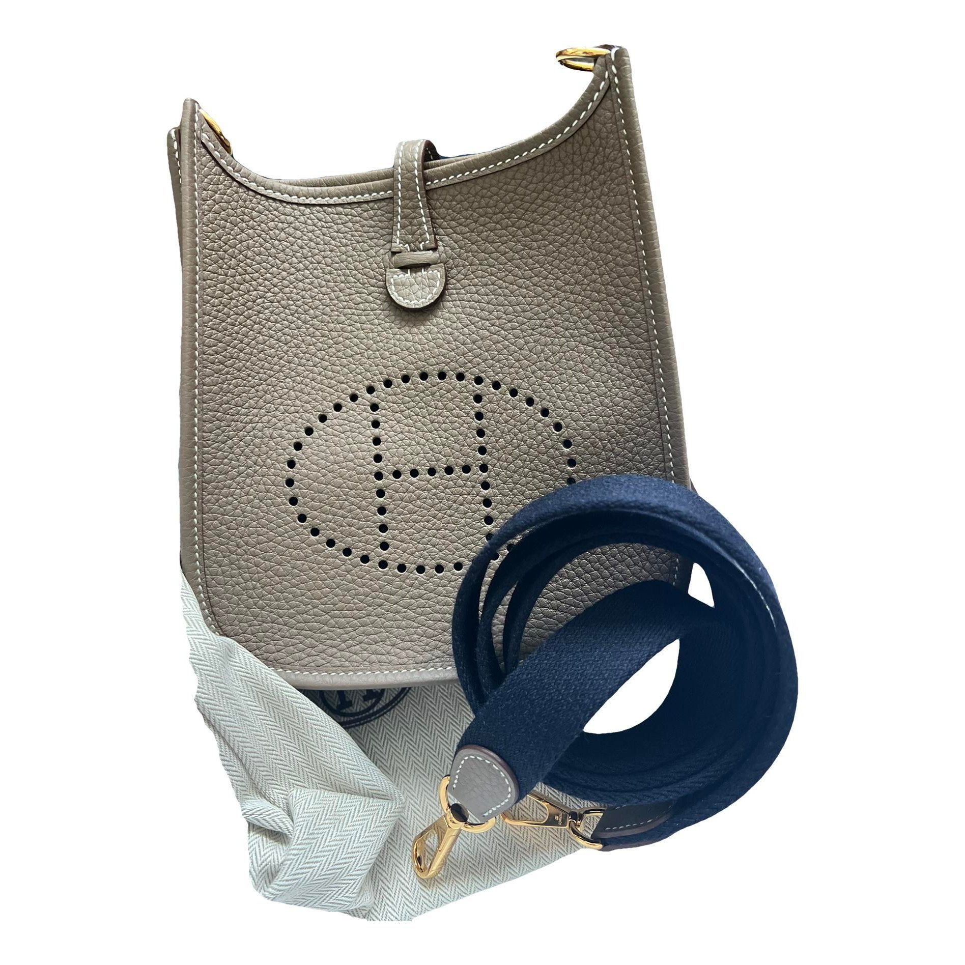 Hermes Evelyne Handbag Etoupe