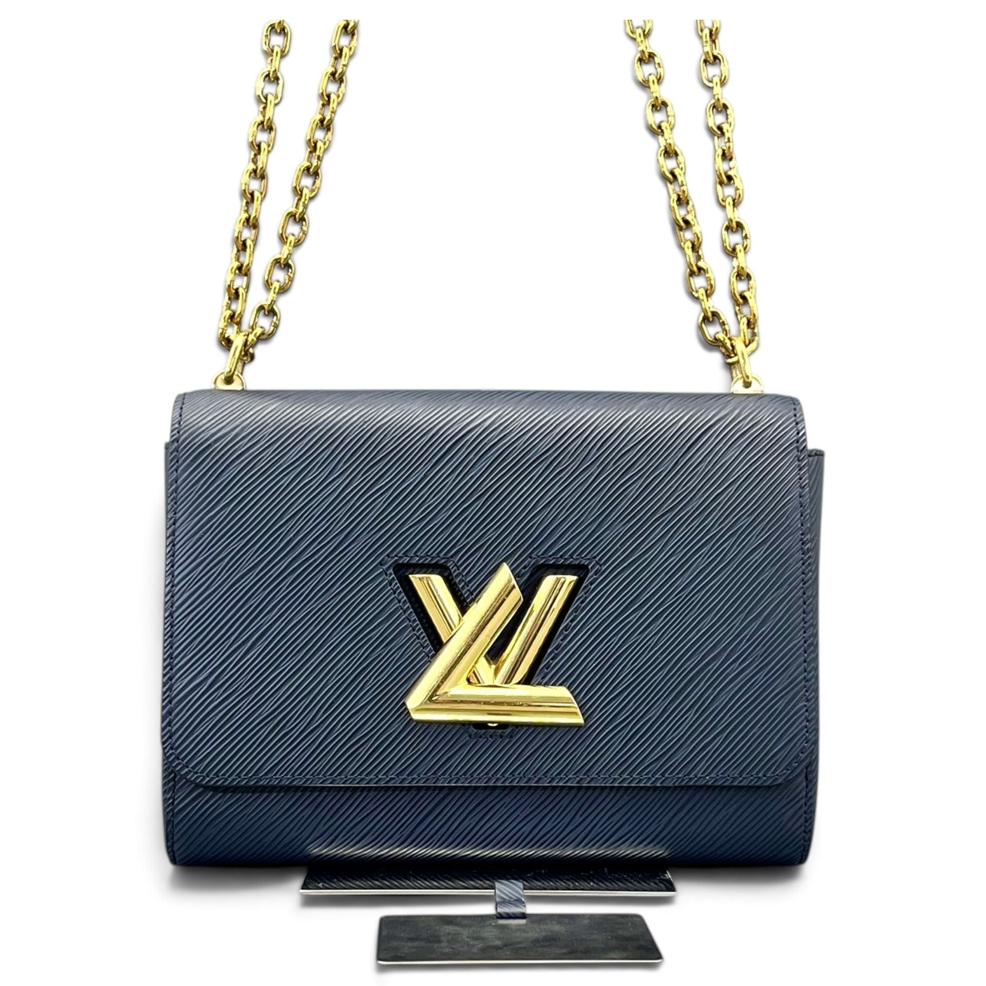 Twist leather handbag
