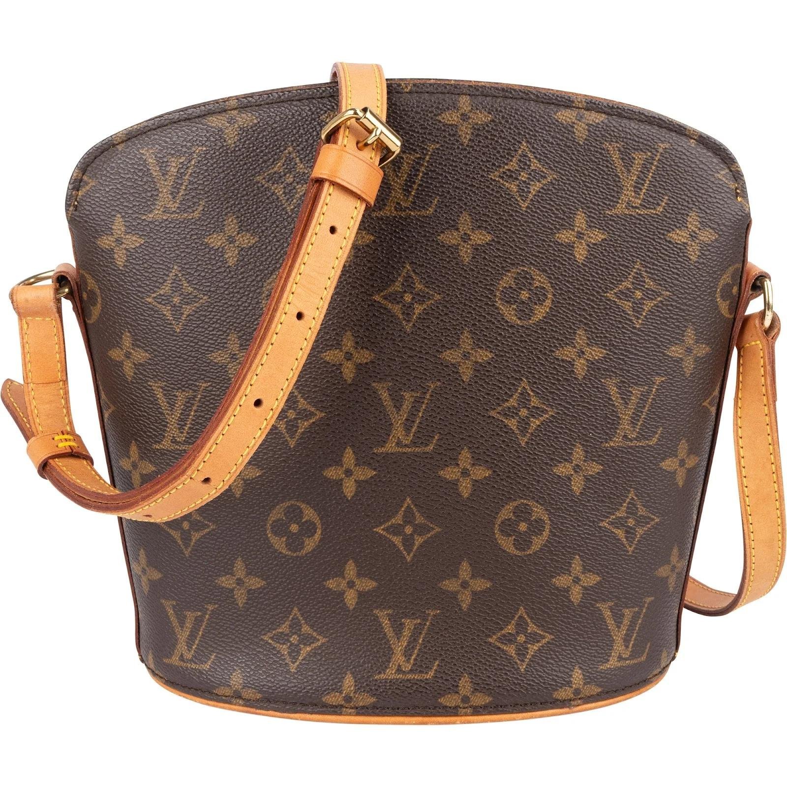 Drouot leather crossbody bag
