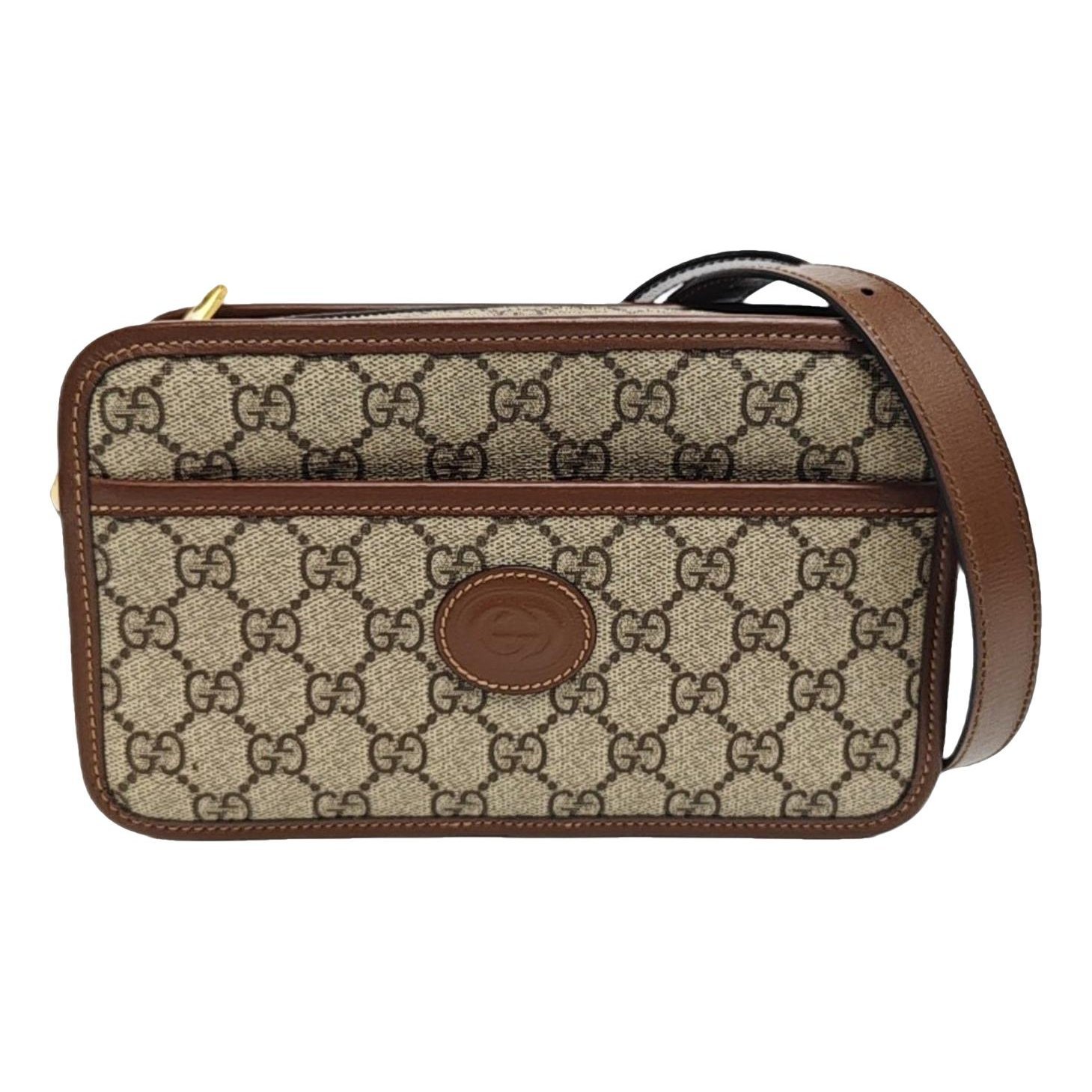 Ophidia GG Supreme leather handbag