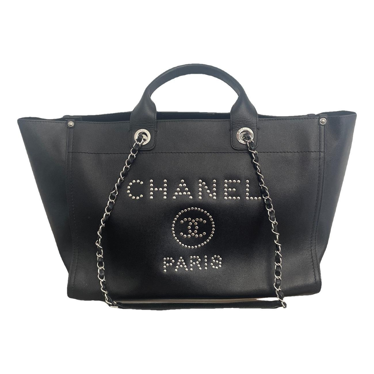 Deauville leather tote