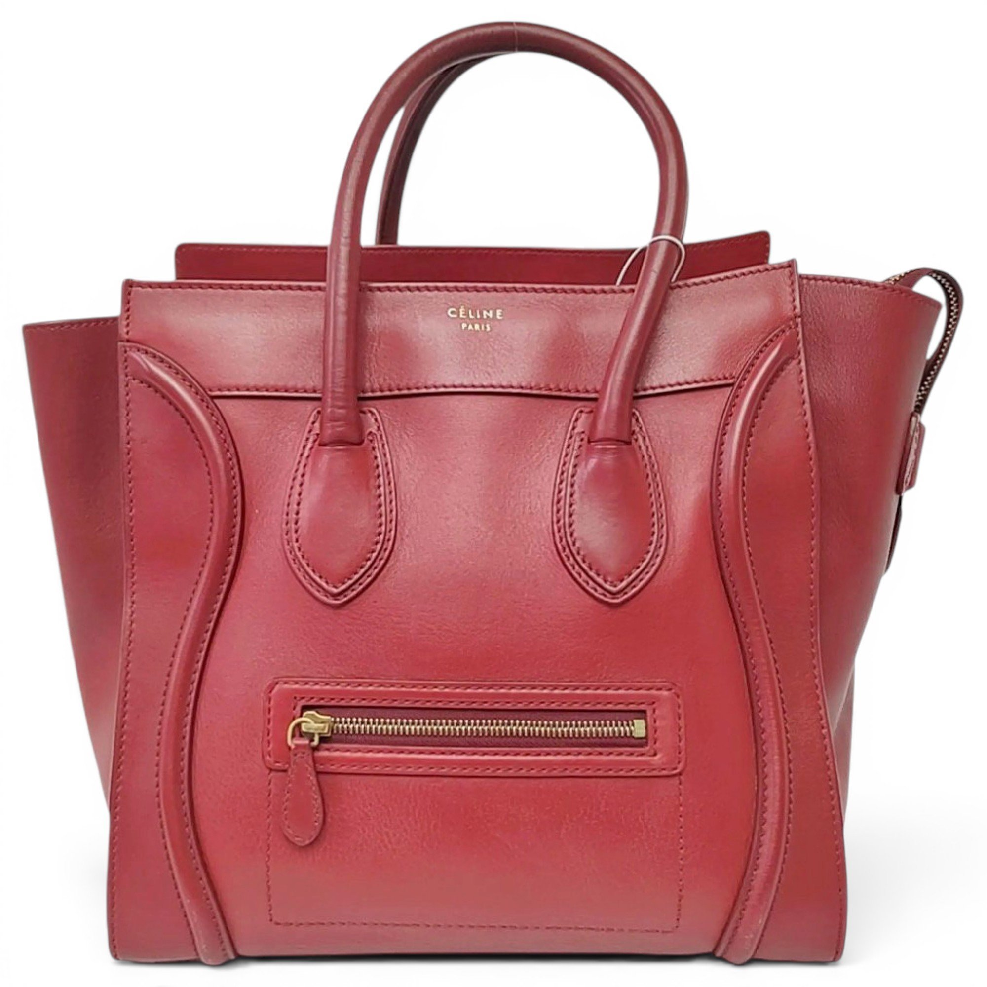 Luggage leather handbag