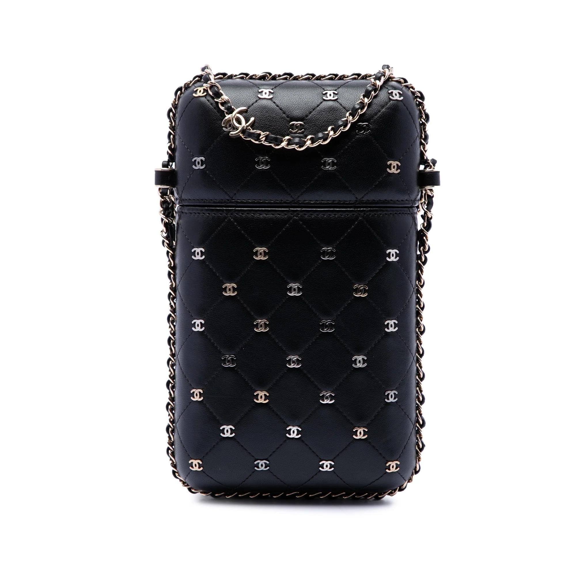 Chain Around leather crossbody bag