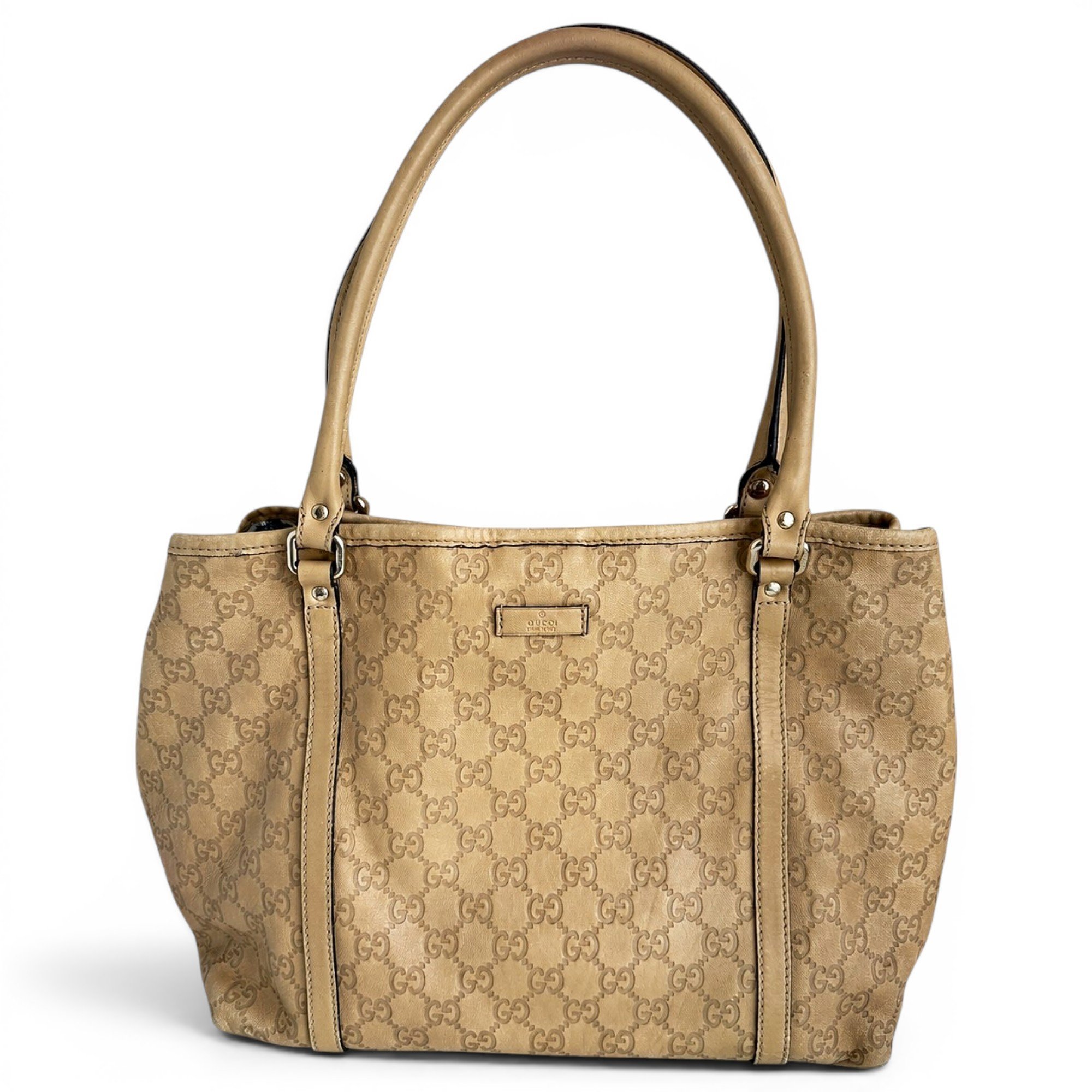 Leather tote