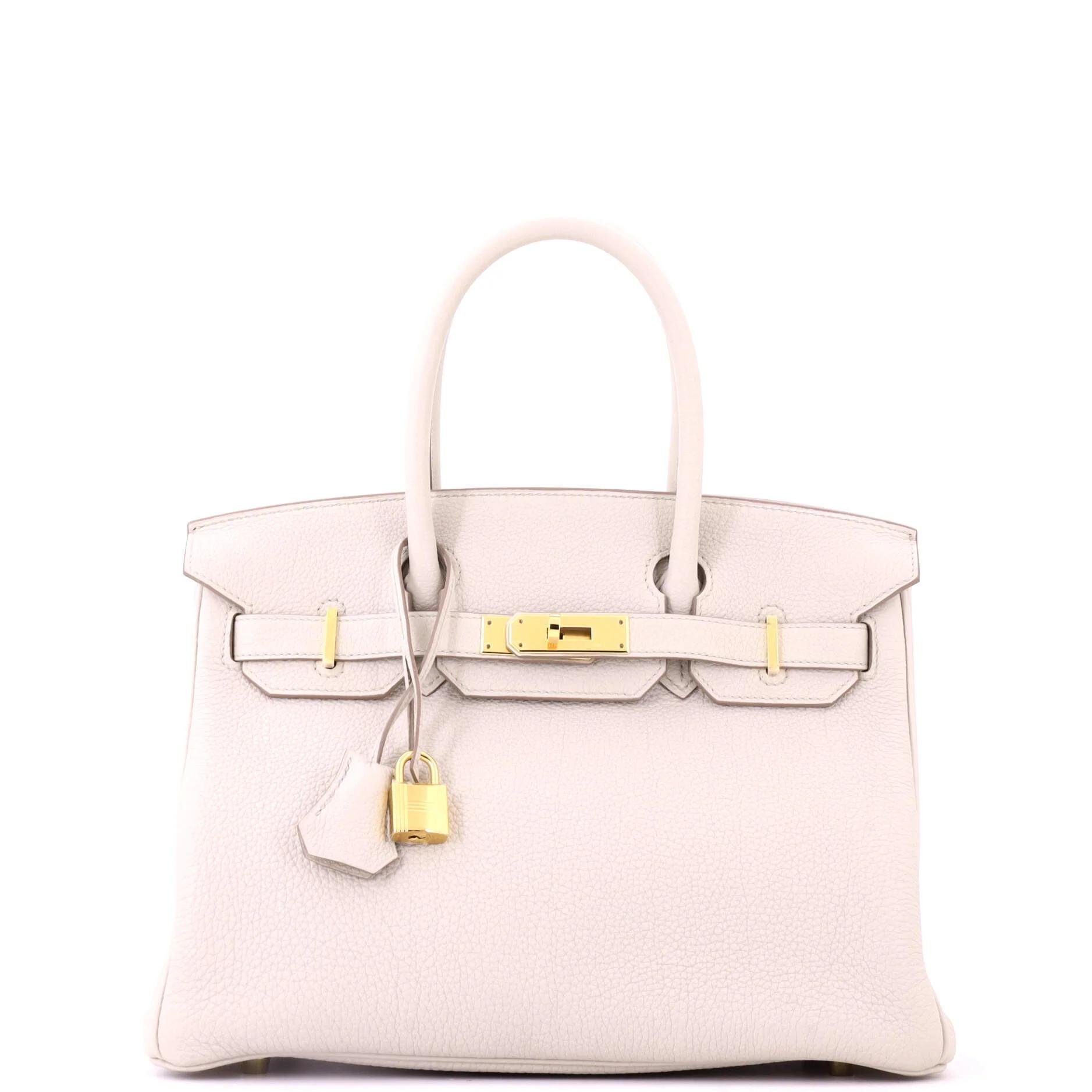 Birkin 30 leather tote