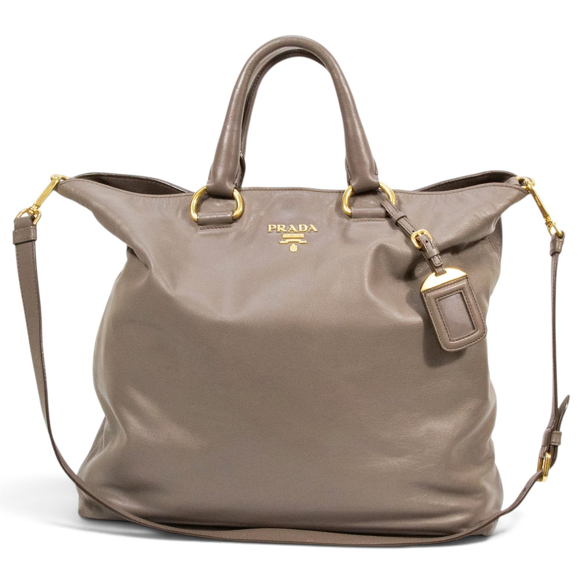 Leather tote