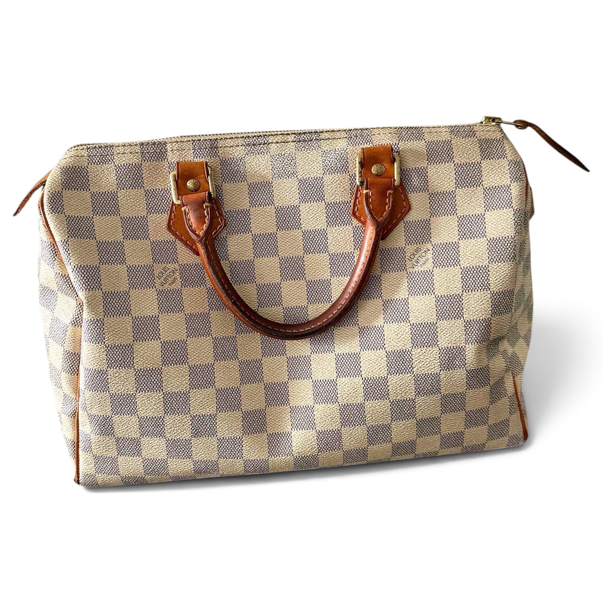 Speedy leather handbag