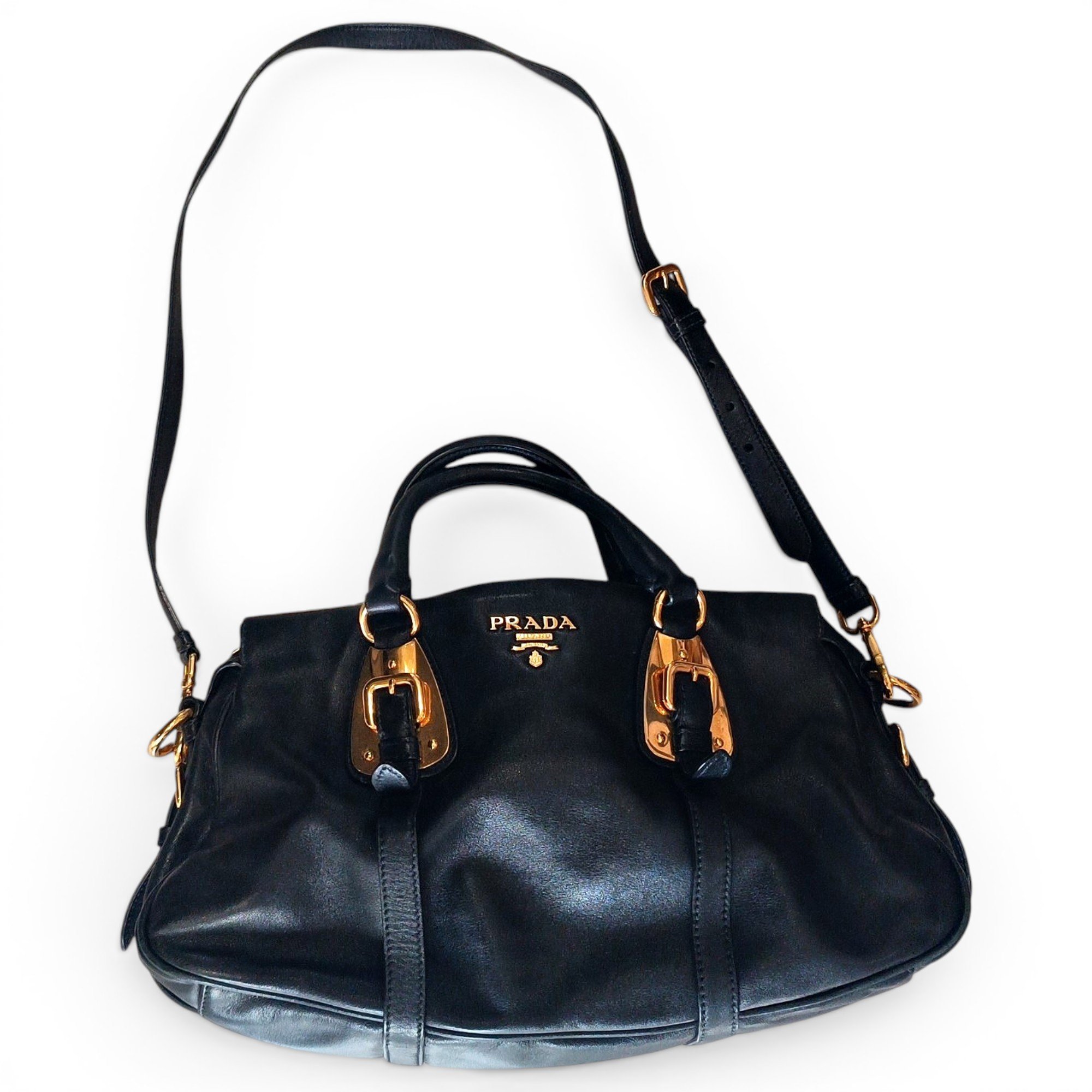Leather crossbody bag
