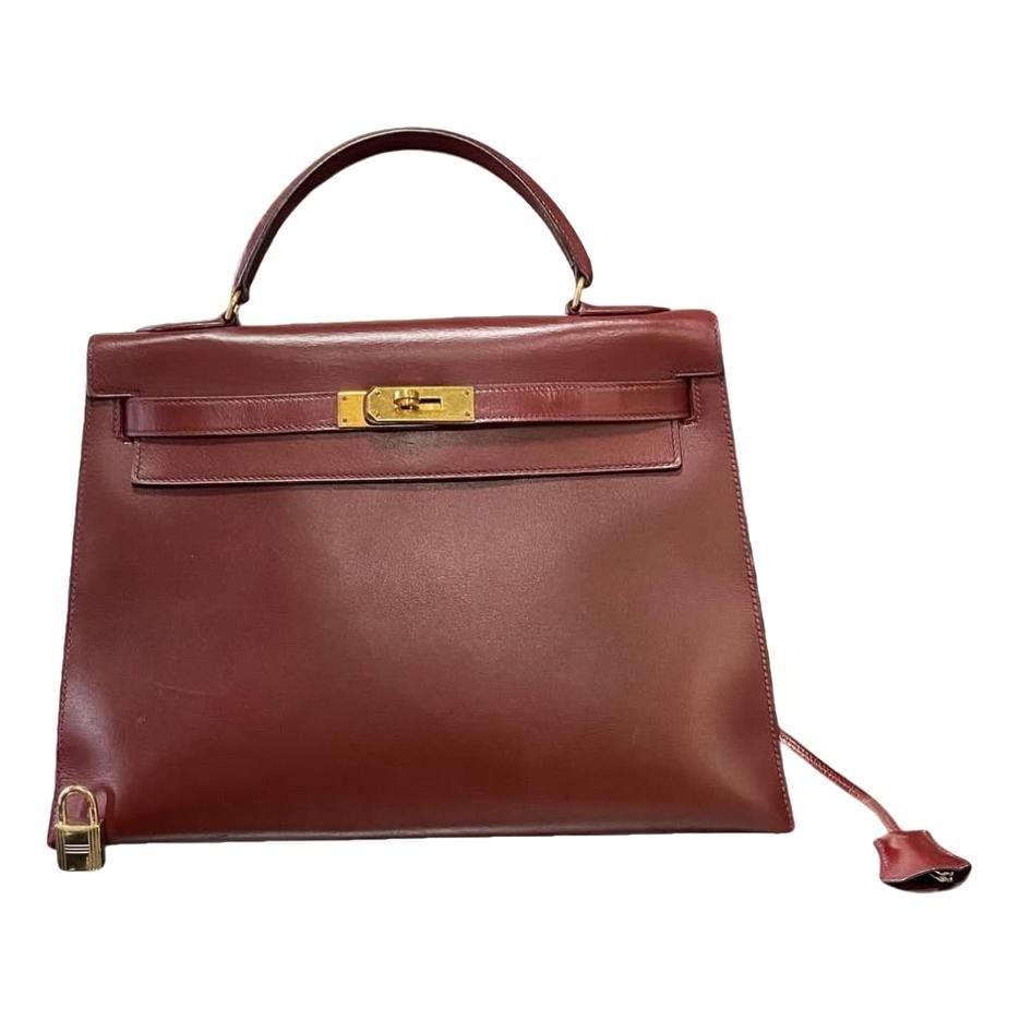 Kelly 32 leather handbag