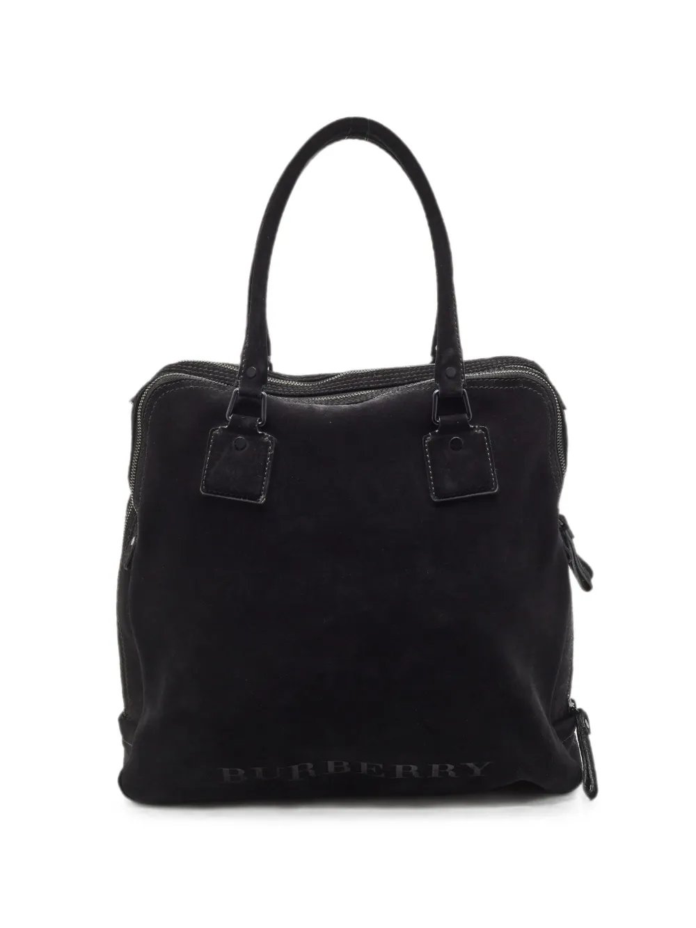 logo-print double-zip holdall bag