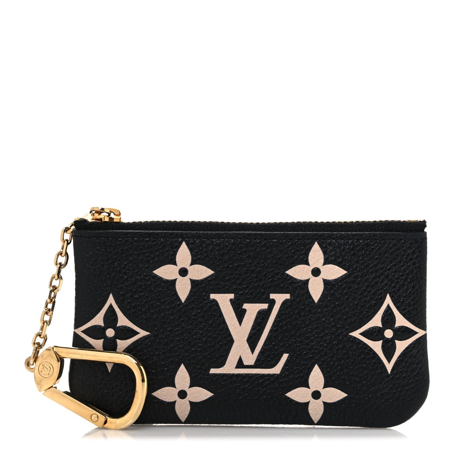 Louis Vuitton Empreinte Monogram Giant Key Pouch Black Beige