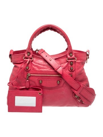 Leather Top Handle Bag