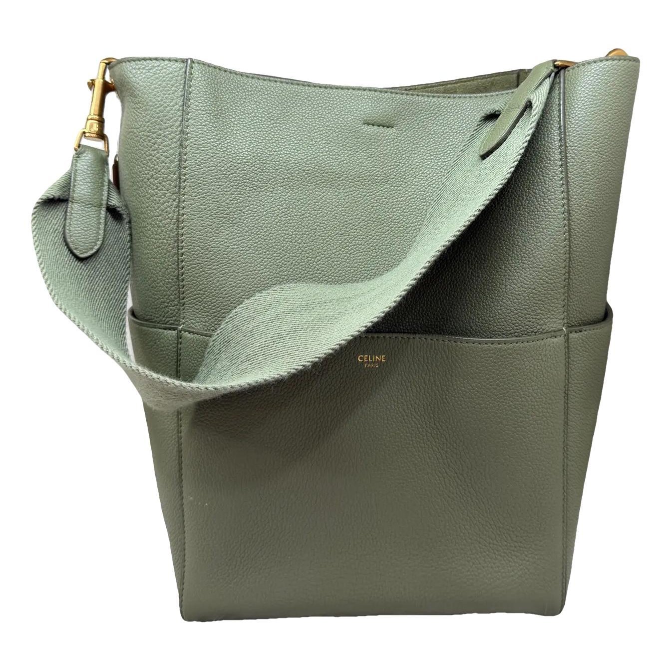 Seau Sangle leather tote