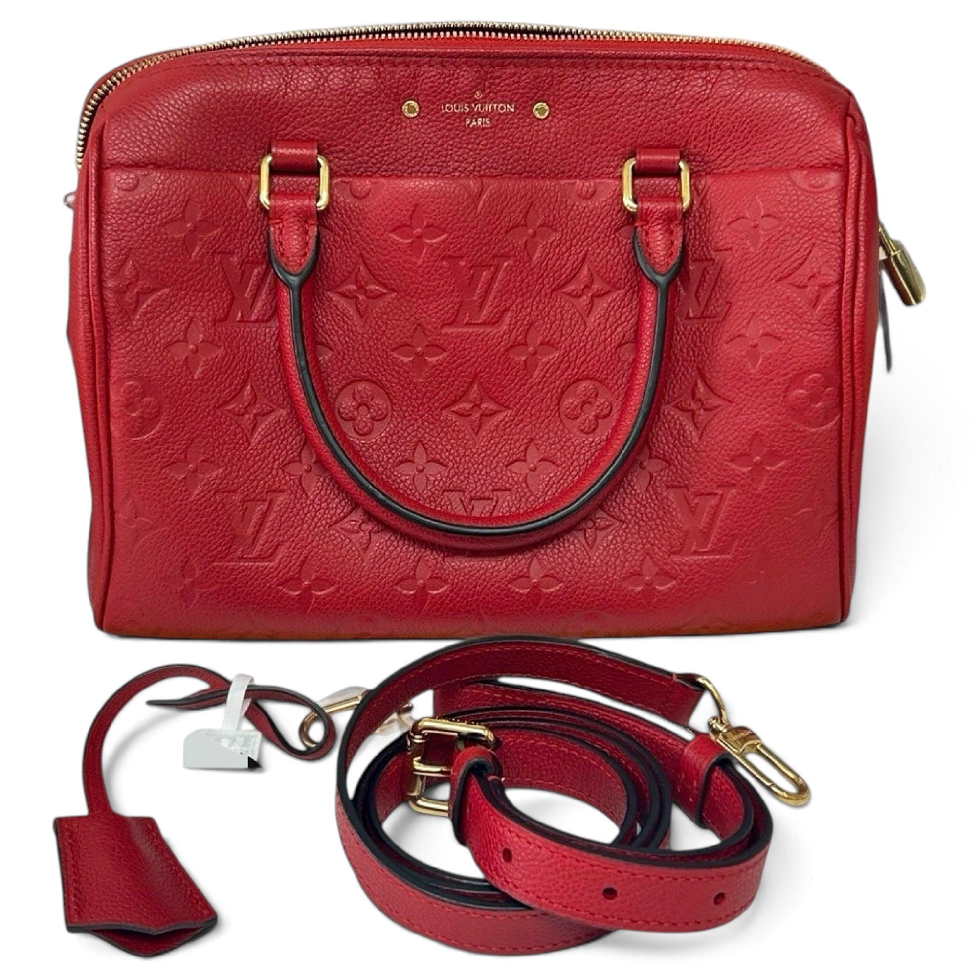 Speedy Bandoulière leather satchel