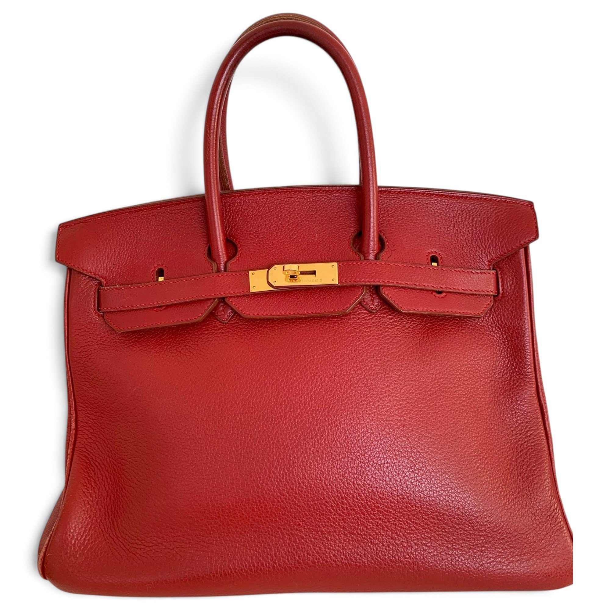 Birkin 35 leather handbag