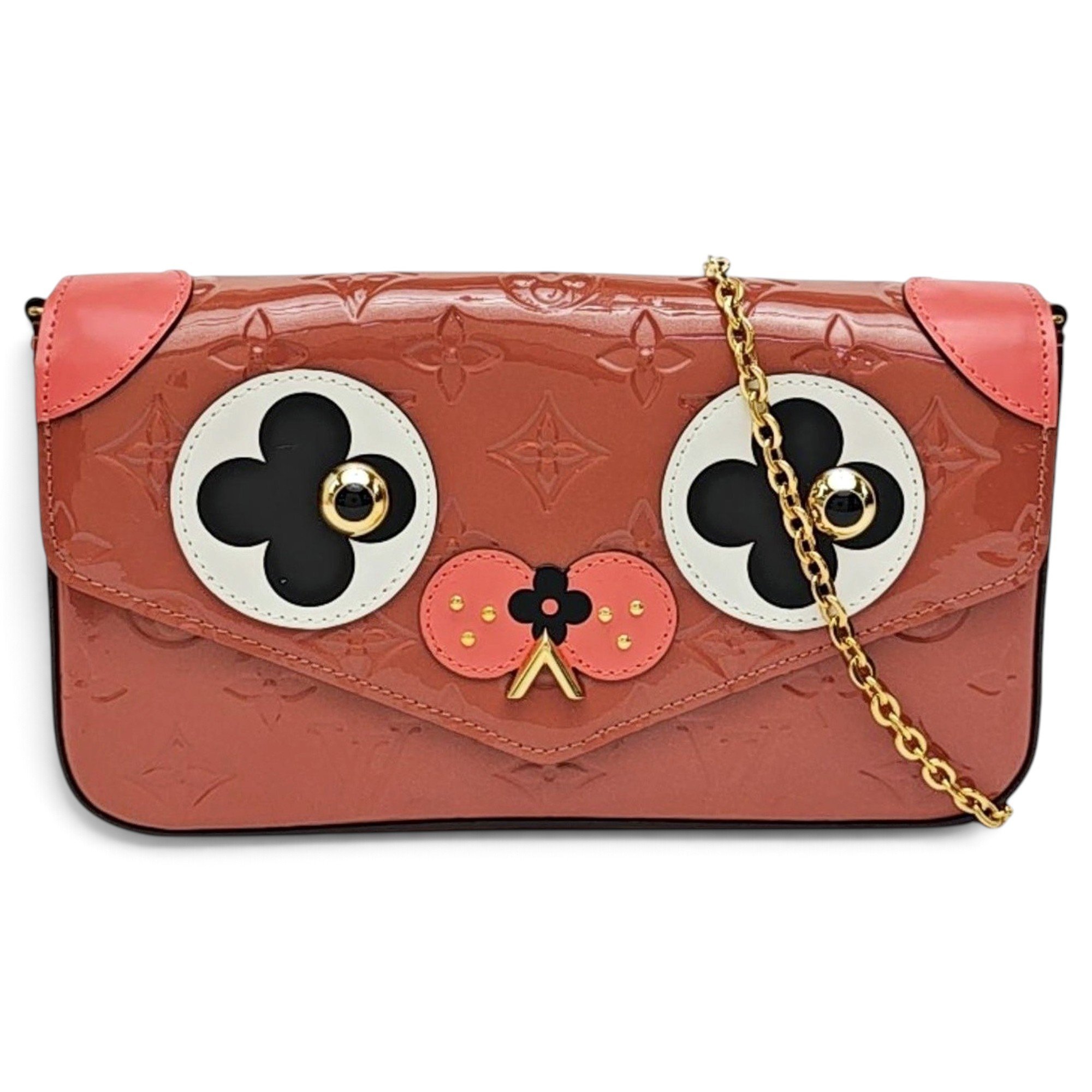 Félicie patent leather handbag