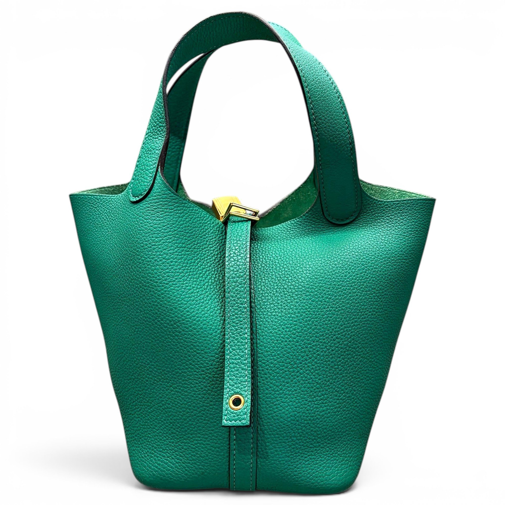 Picotin leather handbag