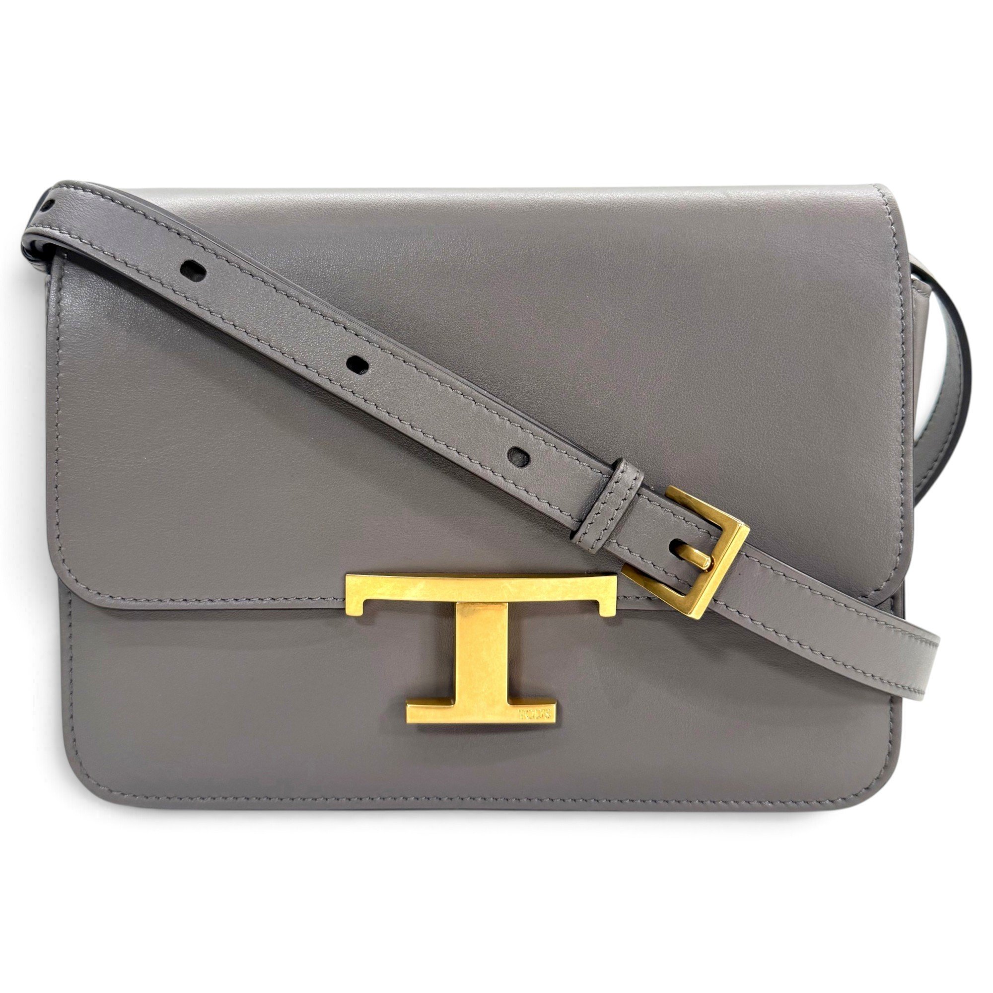 Wave leather handbag