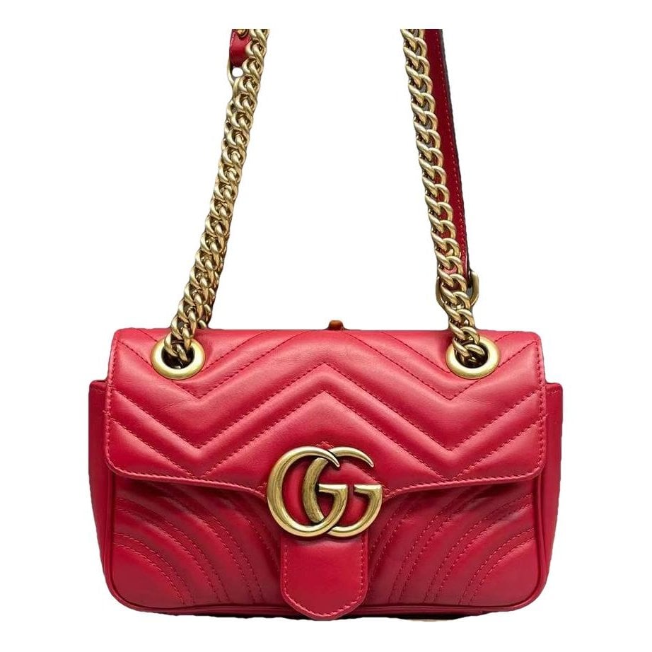 GG Marmont Flap leather handbag