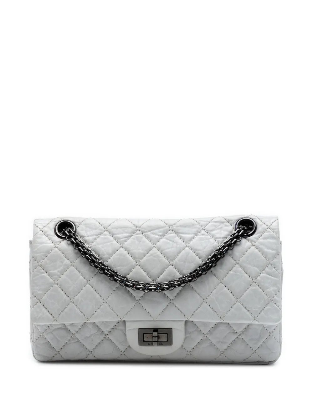 2008-2009 Quilted Aged Calfskin Reissue 2.55 Double Flap 225 shoulder bag