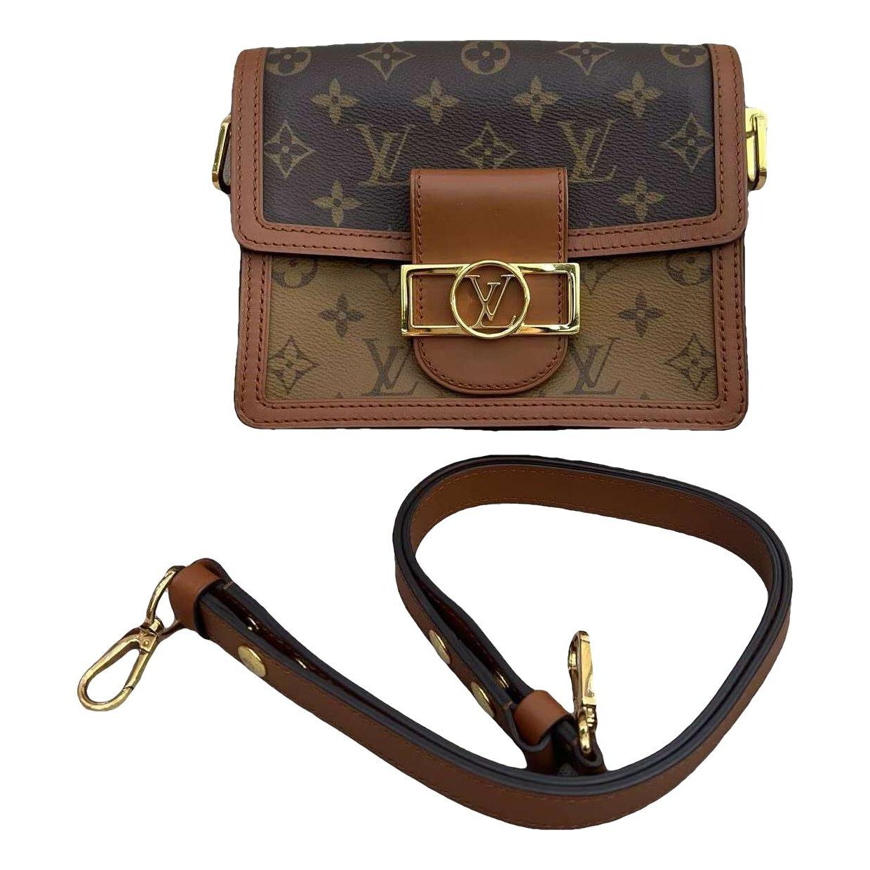 Dauphine leather handbag