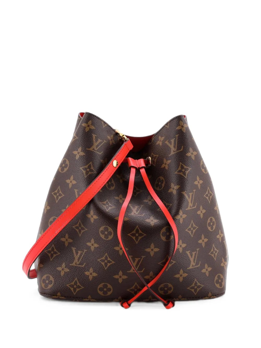 NeoNoe Handbag Monogram Canvas with Leather MM bucket bag
