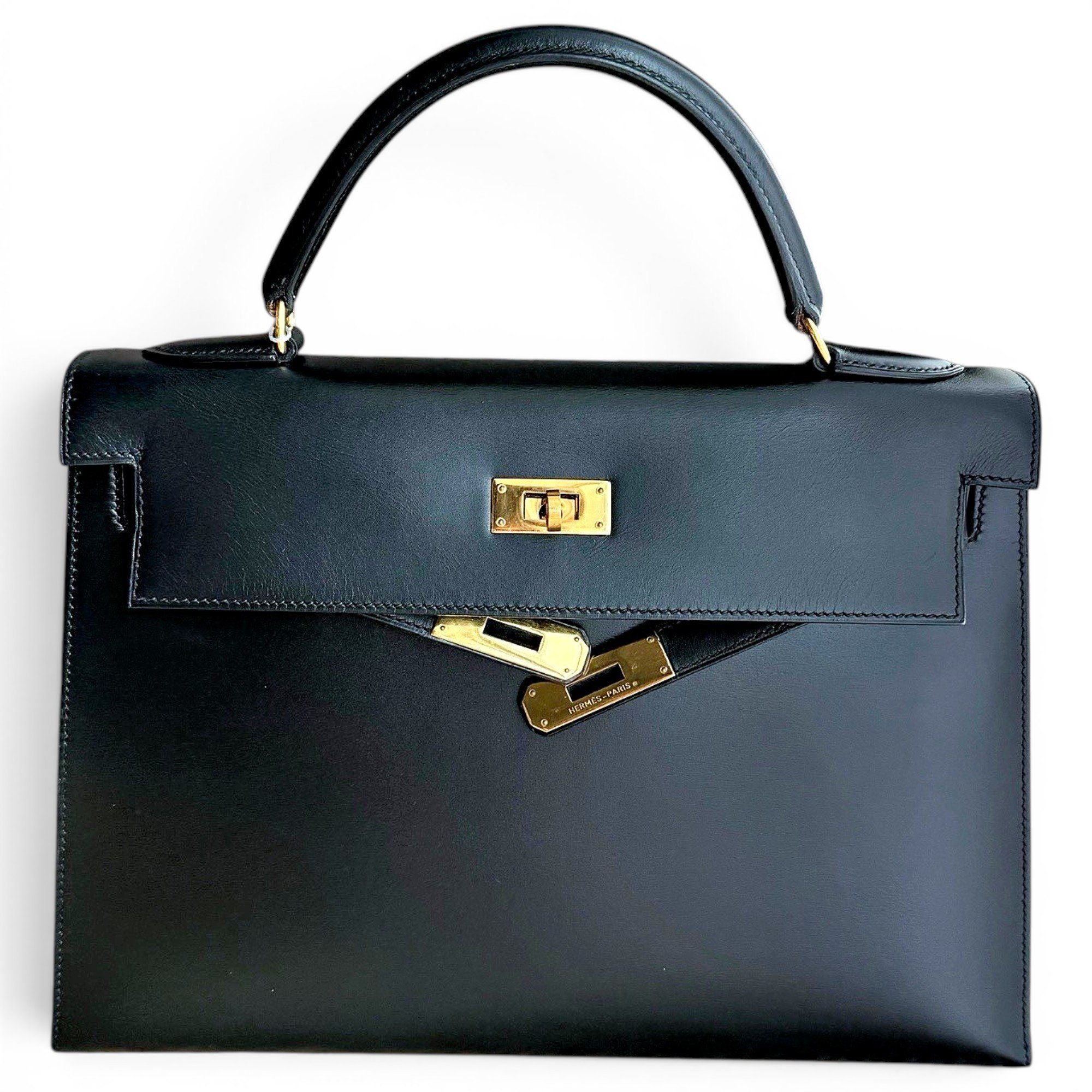 Kelly 32 leather handbag