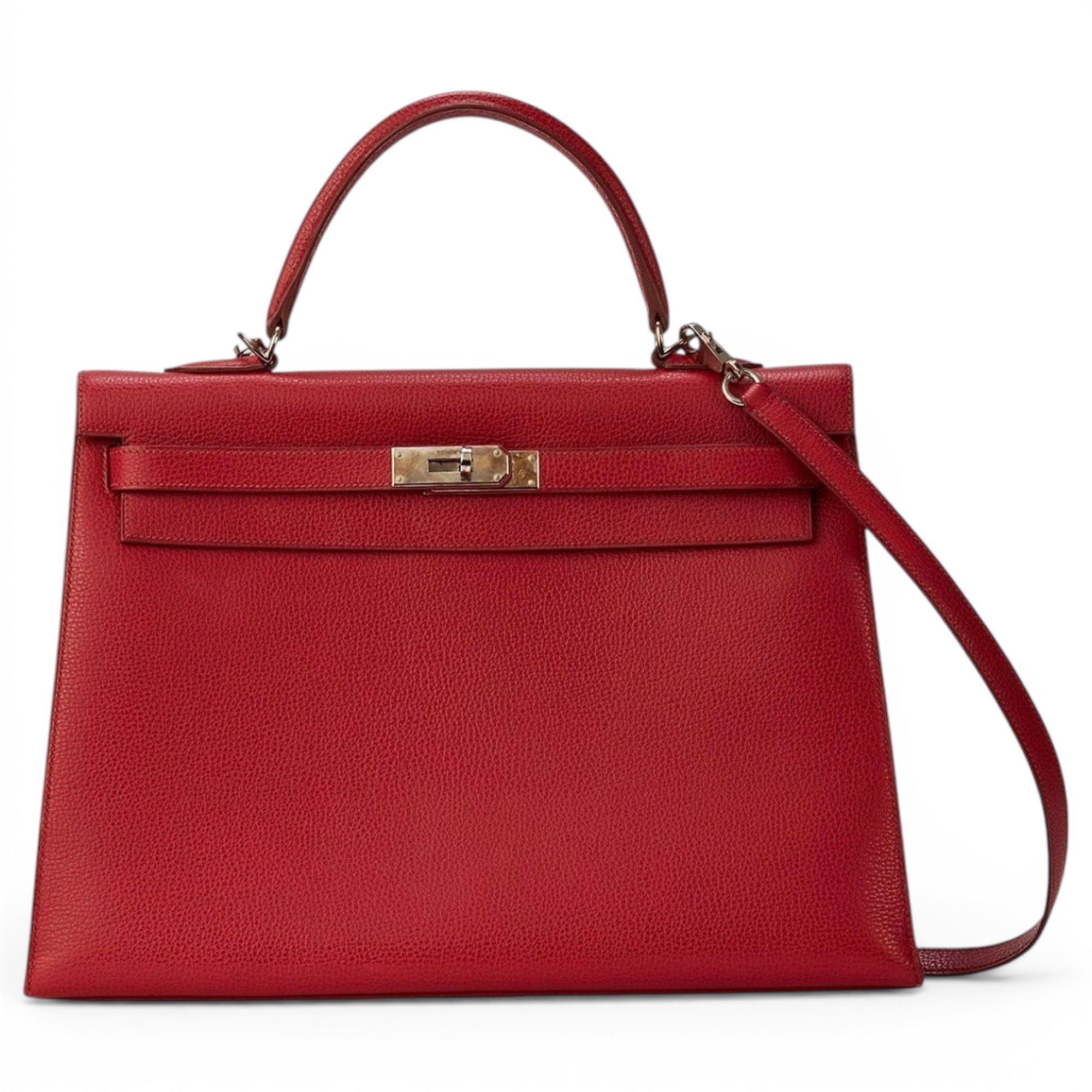 Hermes Kelly 35 Handbag Clemence Leather