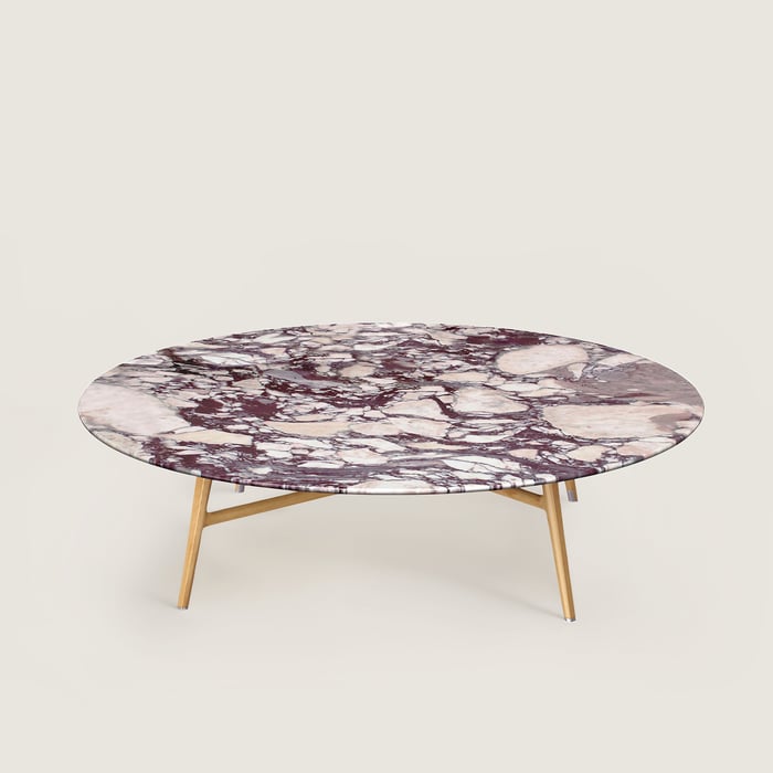 Naturel Les Necessaires d'Hermès Satellite Coffee Table, Large Model
