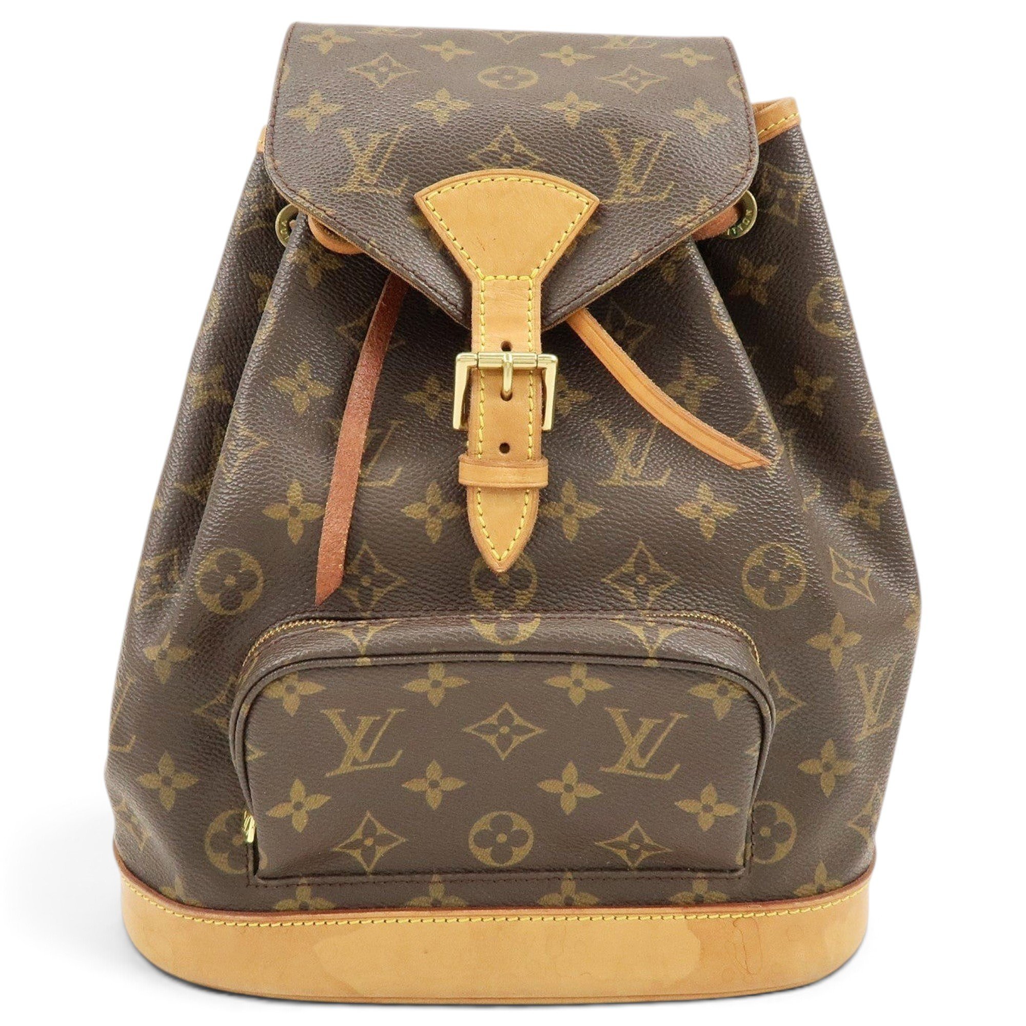 Montsouris leather backpack