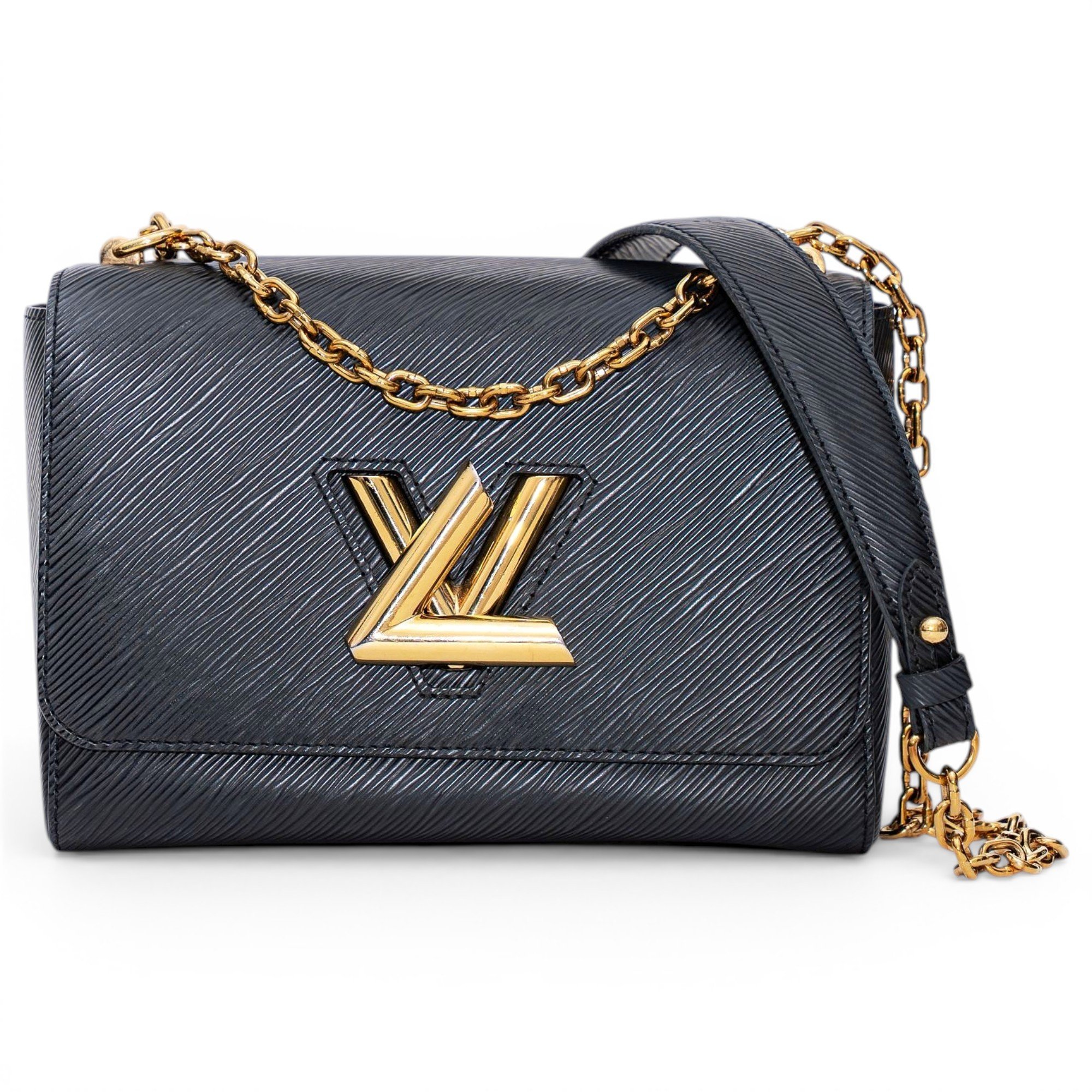 Twist leather handbag