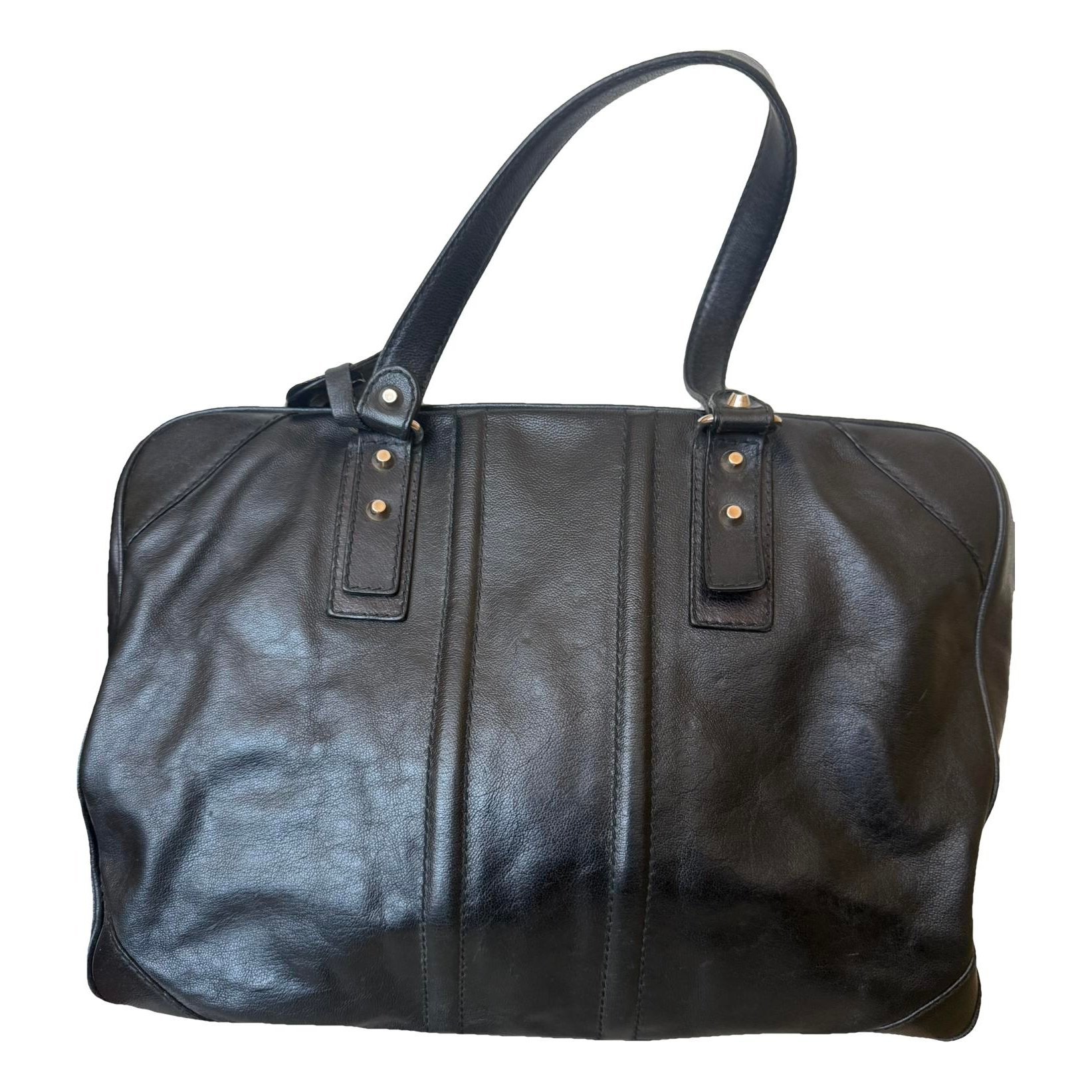 Leather tote