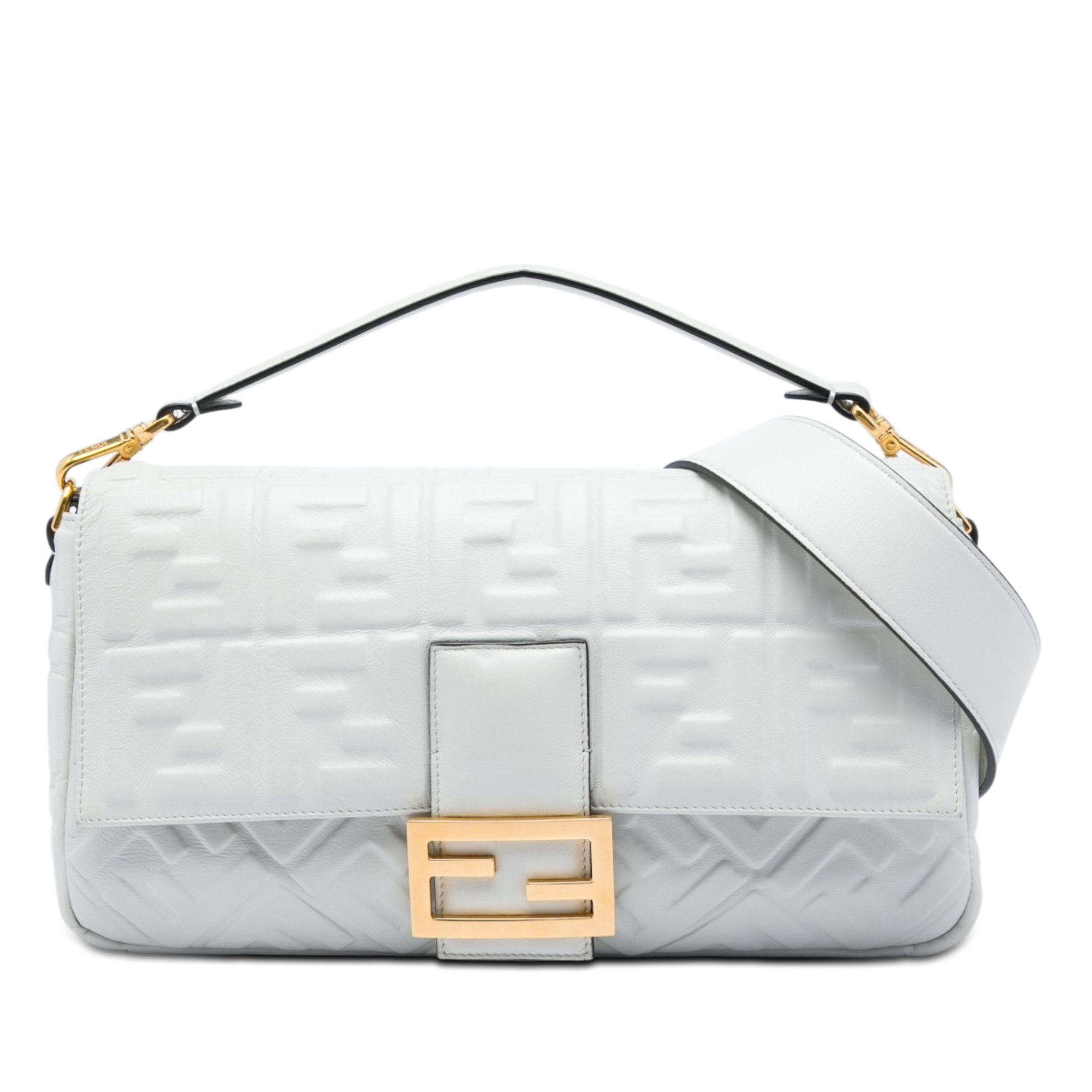 Baguette leather handbag