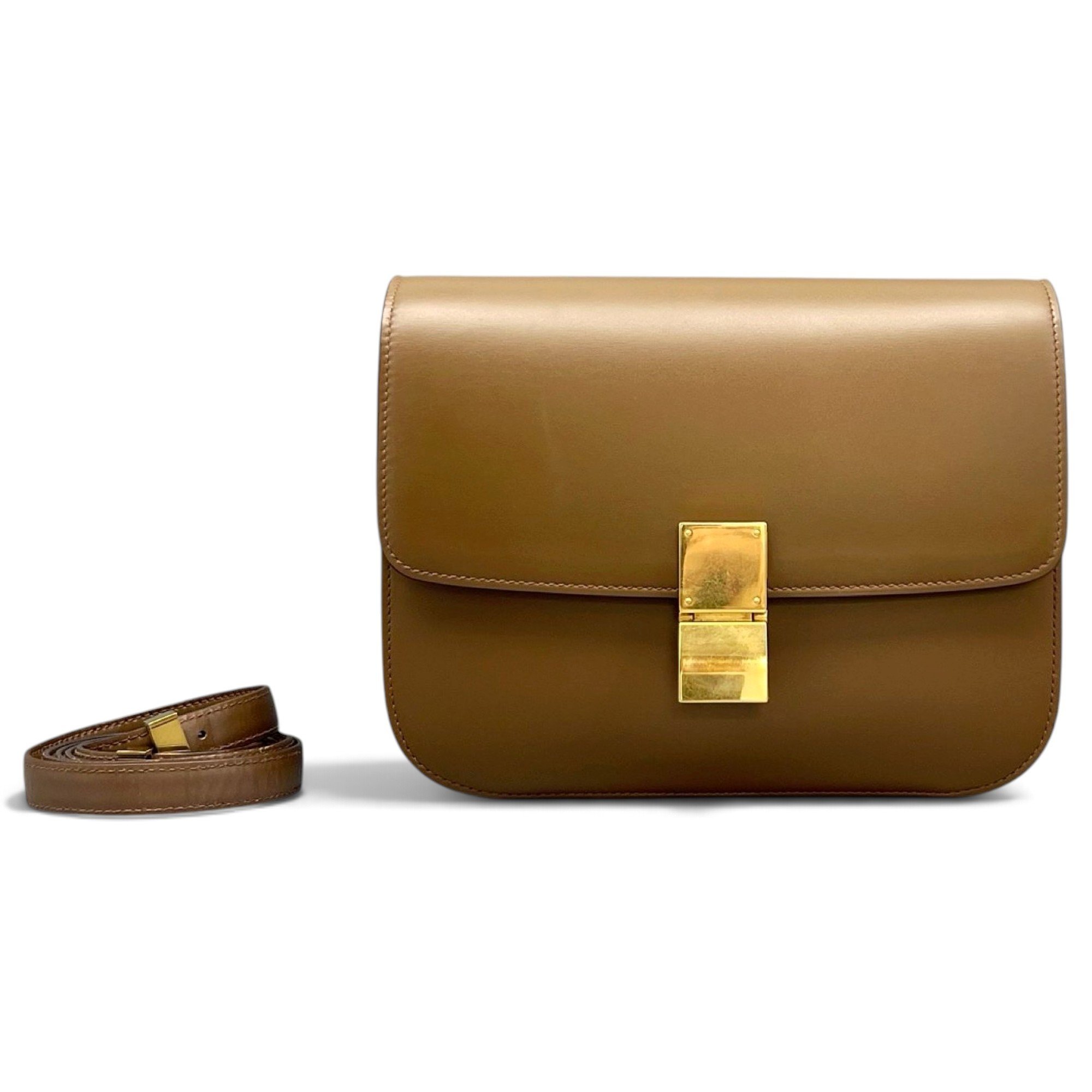 Classic leather handbag