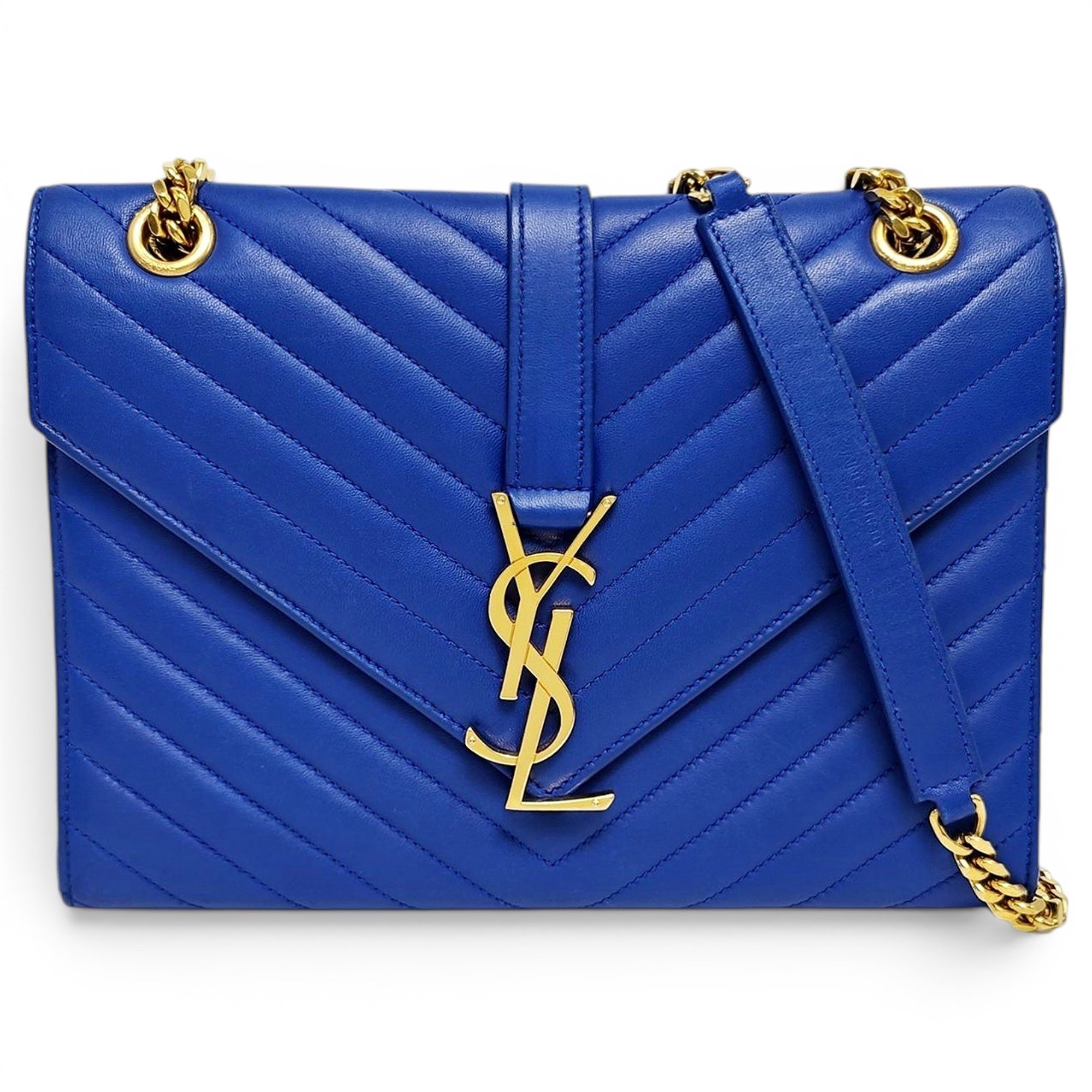 Envelope leather crossbody bag