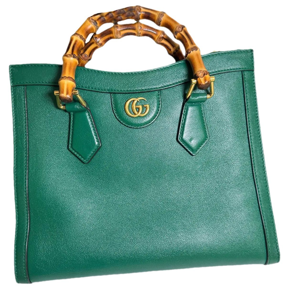 Diana Bamboo leather tote