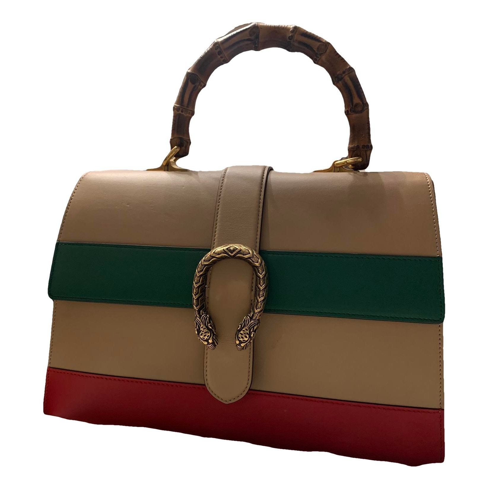 Bamboo leather handbag