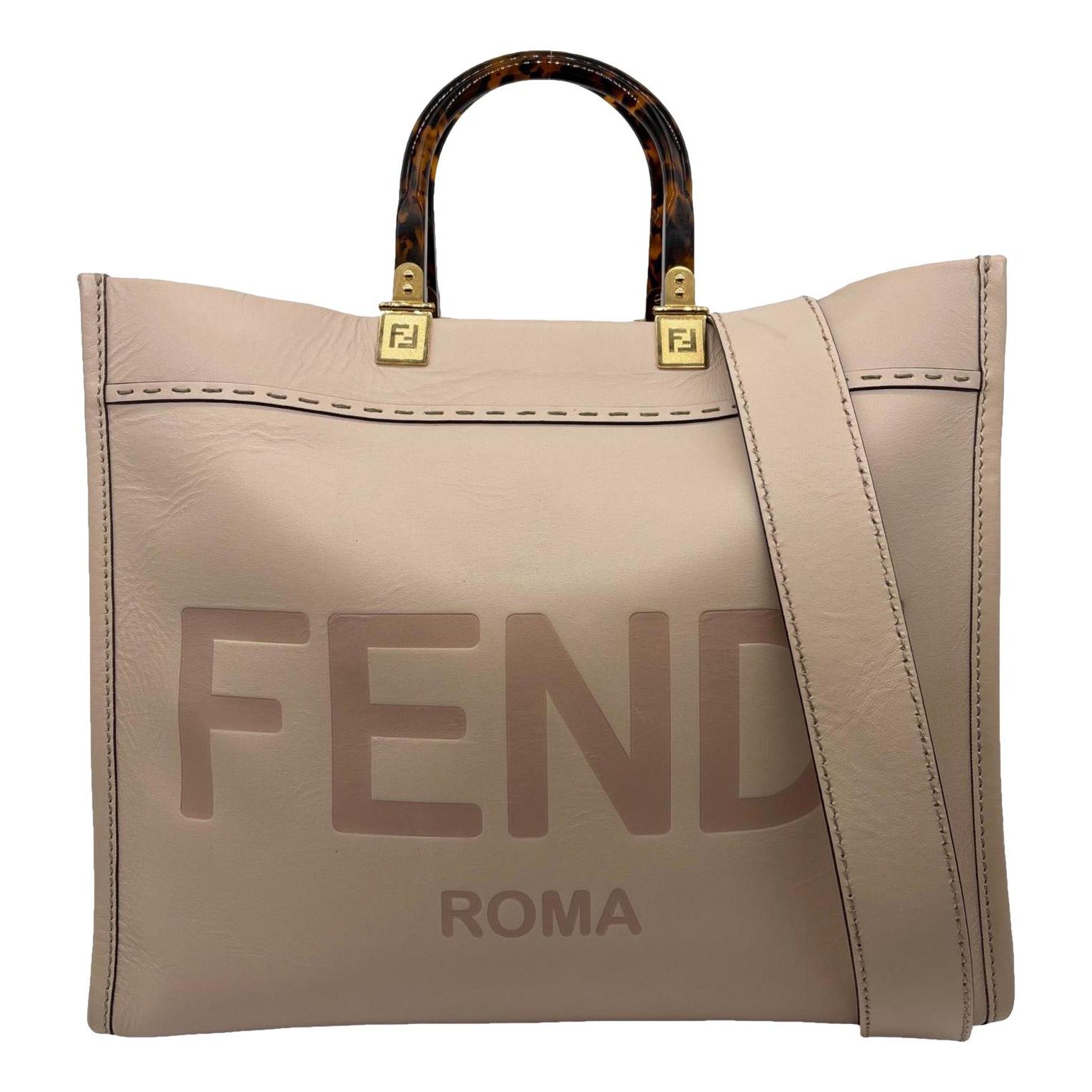 Leather tote